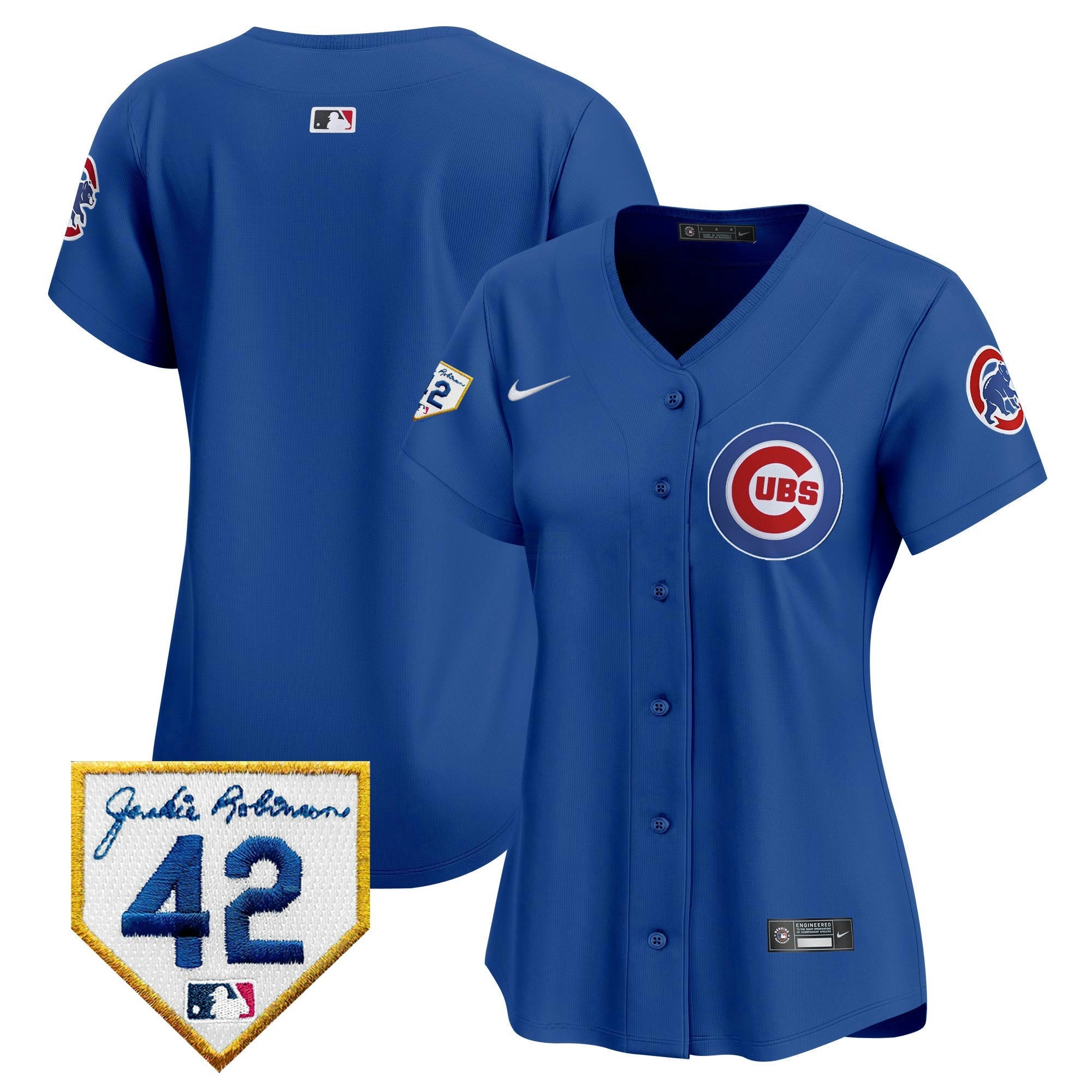Camisa MLB Women’s Chicago Jackie Robinson Patch Vapor Premier Limited Jersey V2