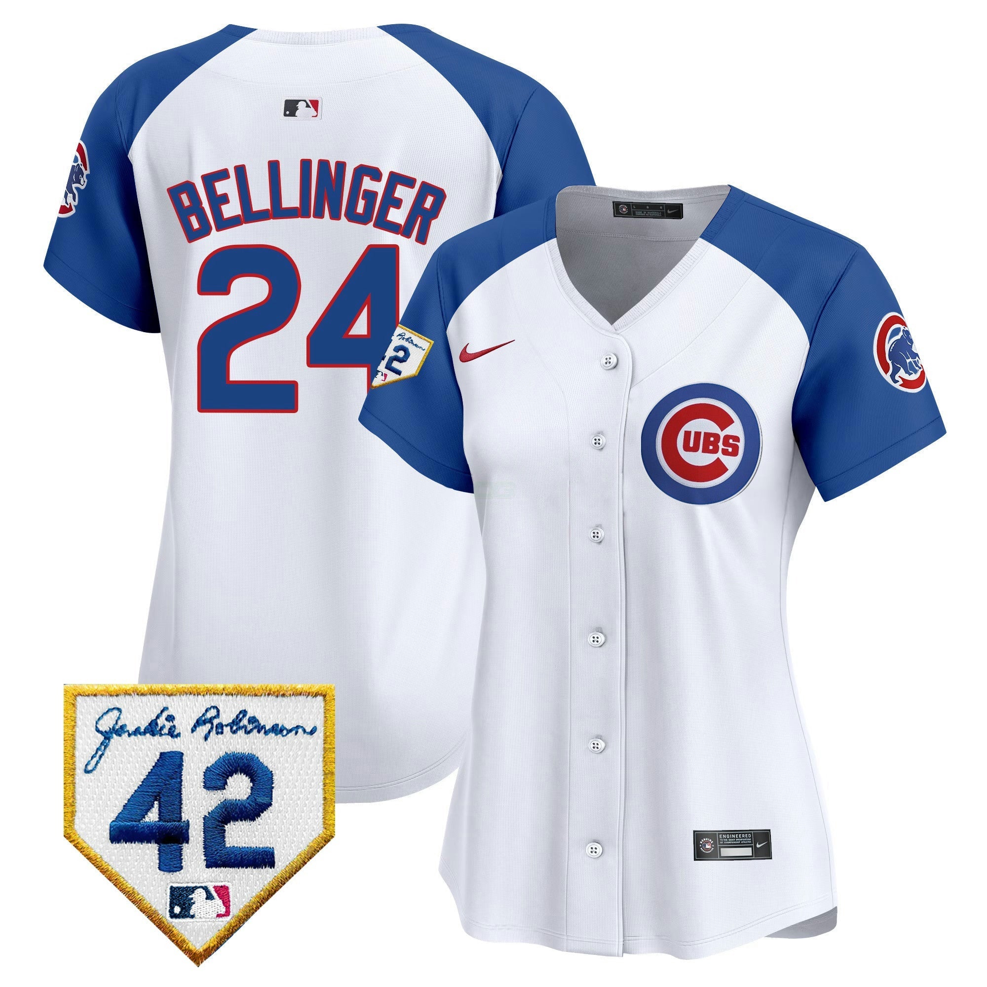 Camisa MLB Women’s Chicago Jackie Robinson Patch Vapor Premier Limited Jersey V2