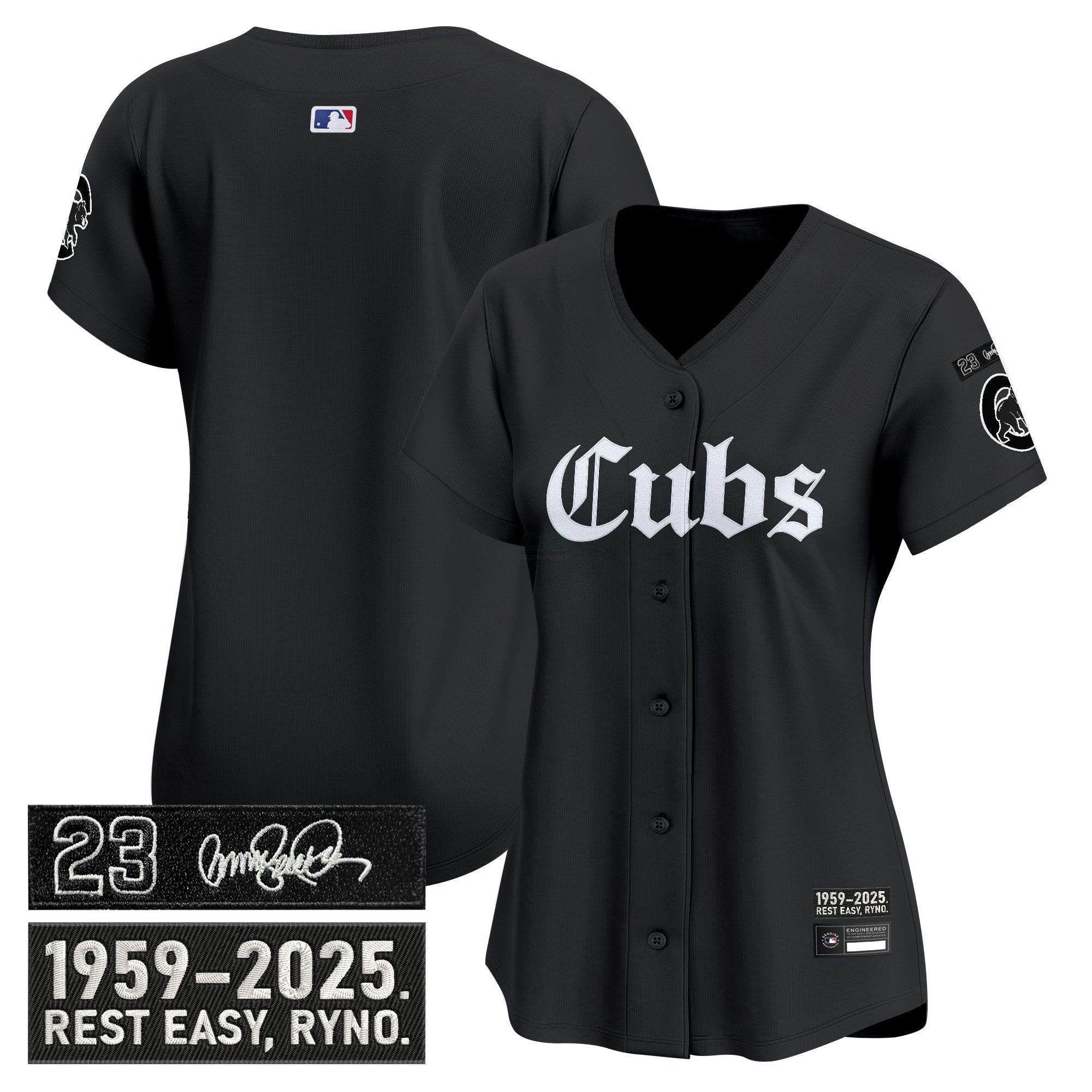 Camisa MLB Women’s Chicago ‘Ryne Sandberg Tribute’ Vapor Premier Limited Jersey – Gothic Edition