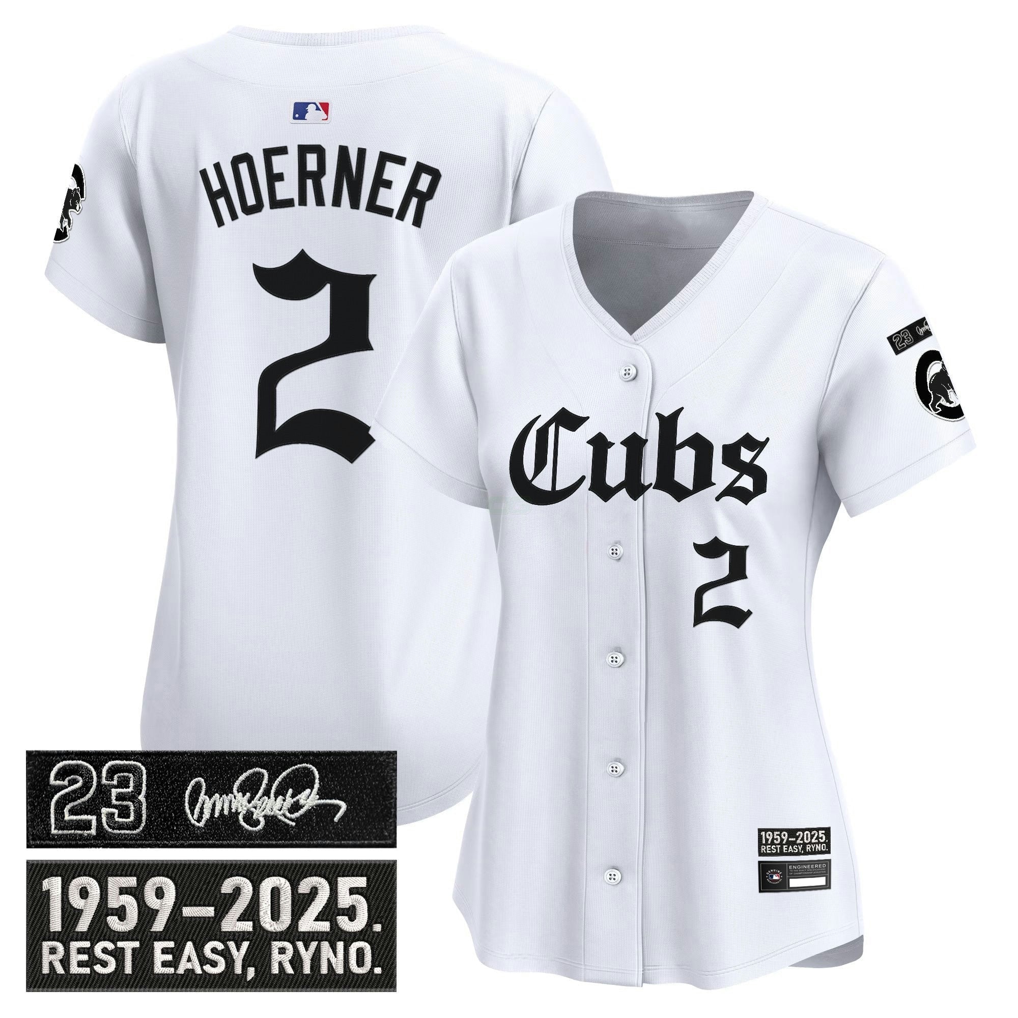 Camisa MLB Women’s Chicago ‘Ryne Sandberg Tribute’ Vapor Premier Limited Jersey – Gothic Edition
