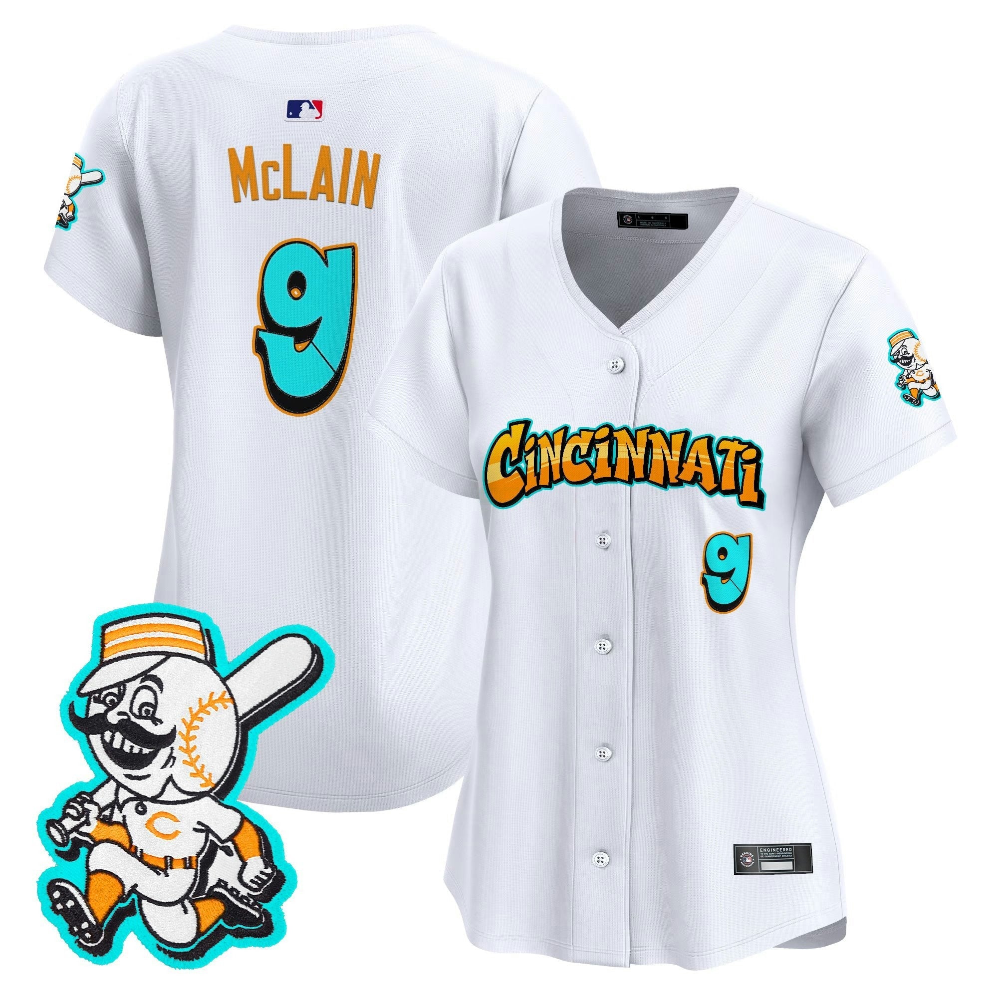 Camisa MLB Women’s Cincinnati ‘Graffiti Queen City Edition’ Vapor Premier Limited Jersey