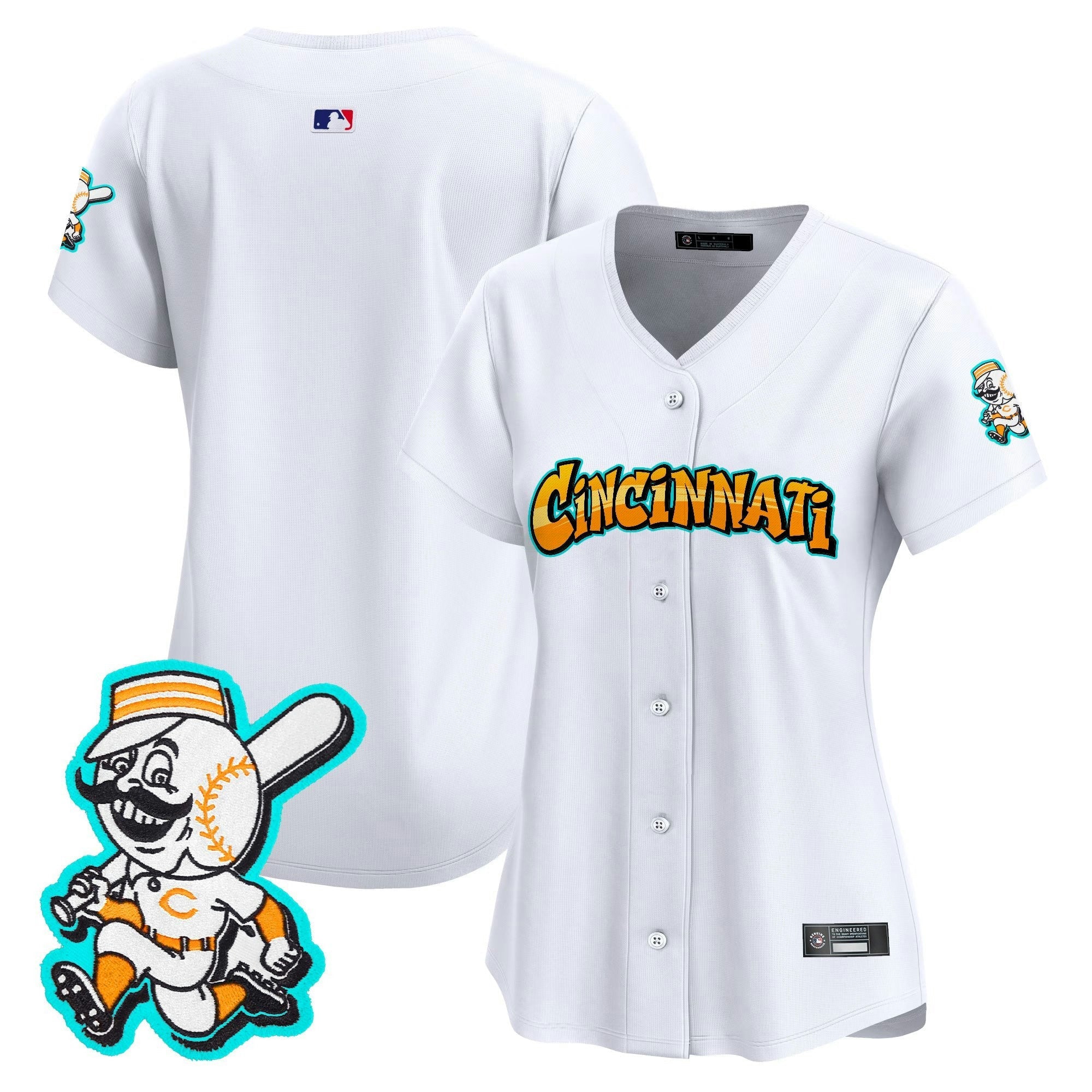 Camisa MLB Women’s Cincinnati ‘Graffiti Queen City Edition’ Vapor Premier Limited Jersey