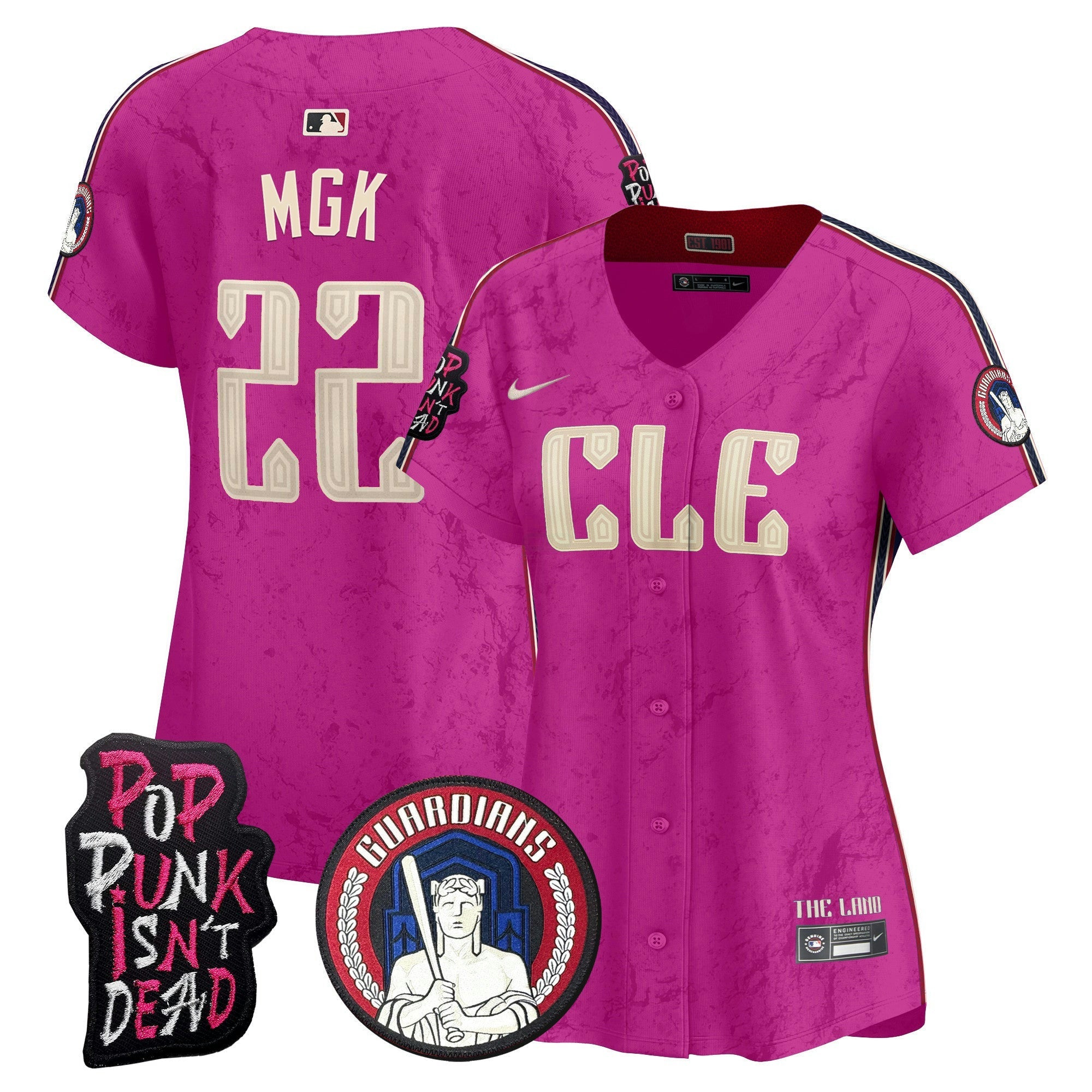 Camisa MLB Women’s Cleveland MGK Vapor Premier Limited Jersey