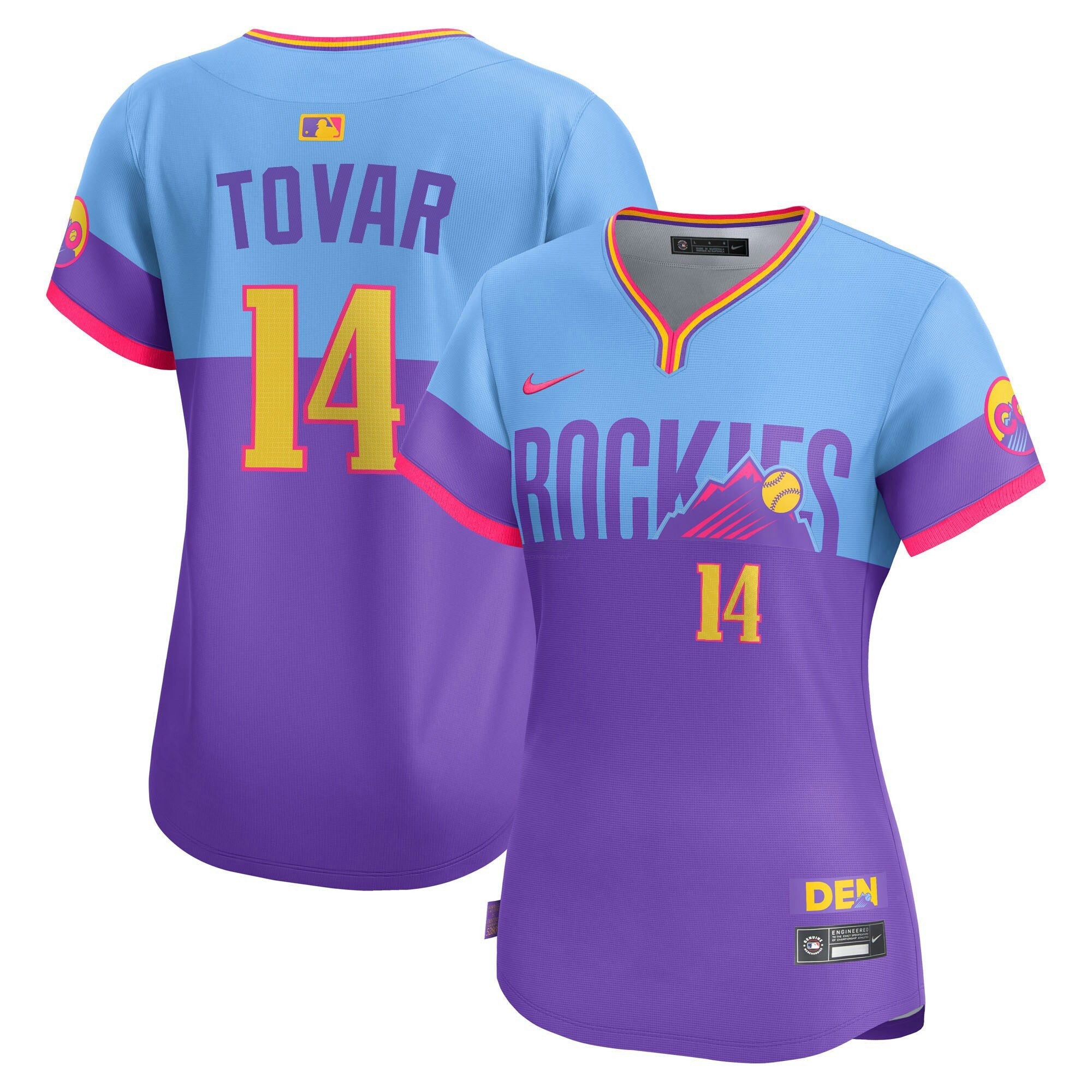 Camisa MLB Women’s Colorado 2025 City Connect Vapor Premier Limited Jersey – Stitched
