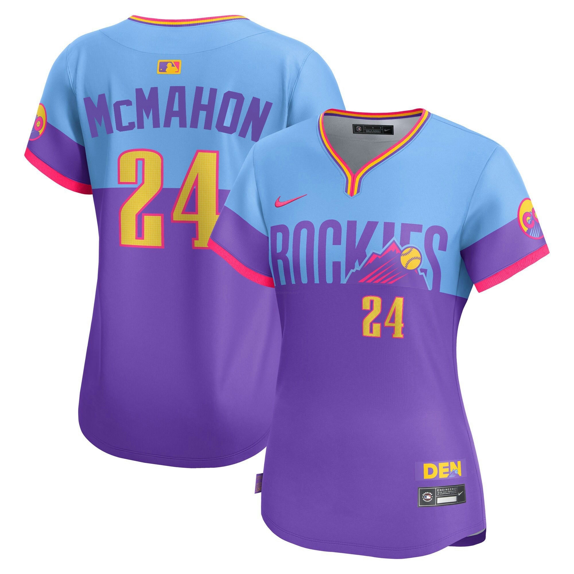 Camisa MLB Women’s Colorado 2025 City Connect Vapor Premier Limited Jersey – Stitched