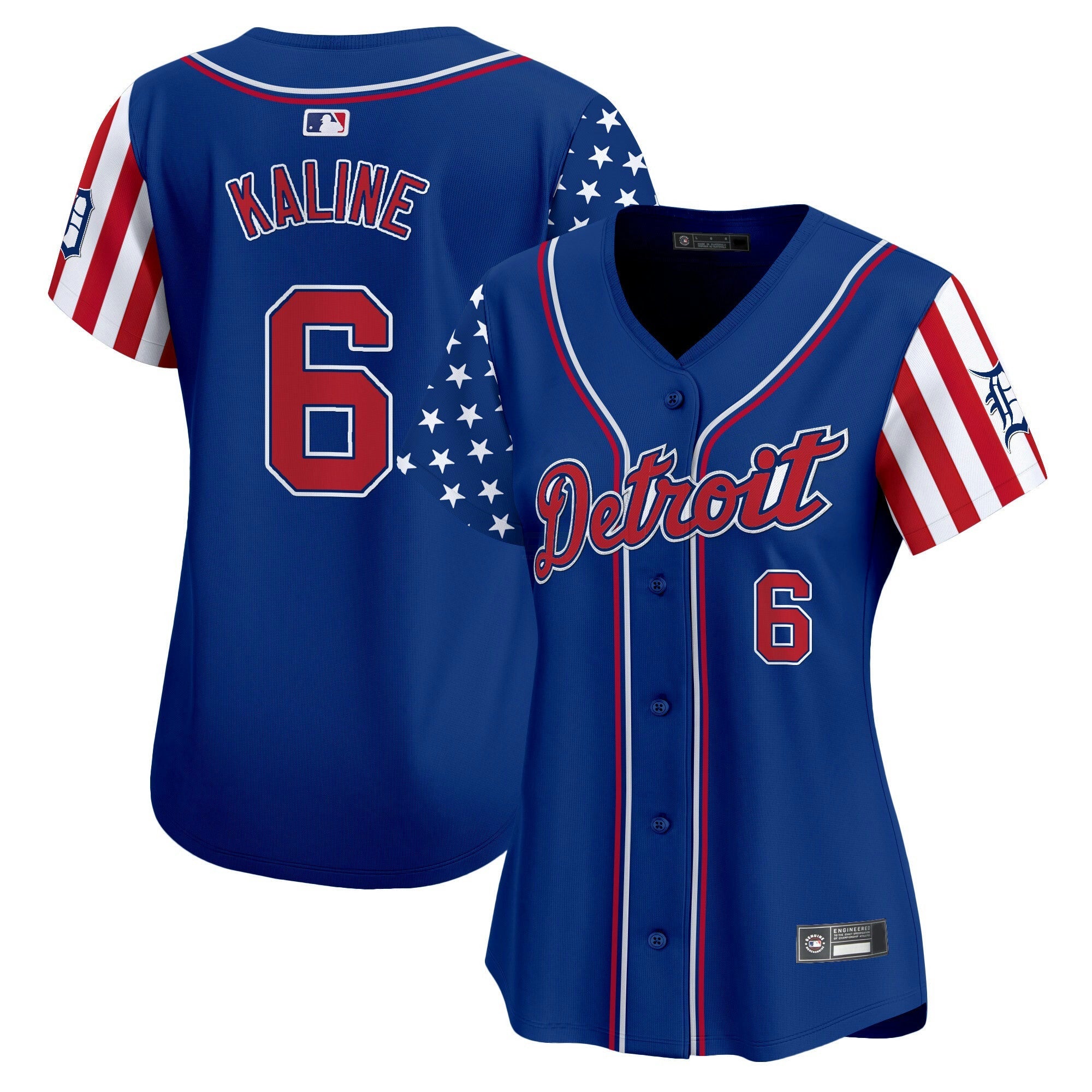 Camisa MLB Women’s Detroit 2025 Independence Day Vapor Premier Limited Jersey