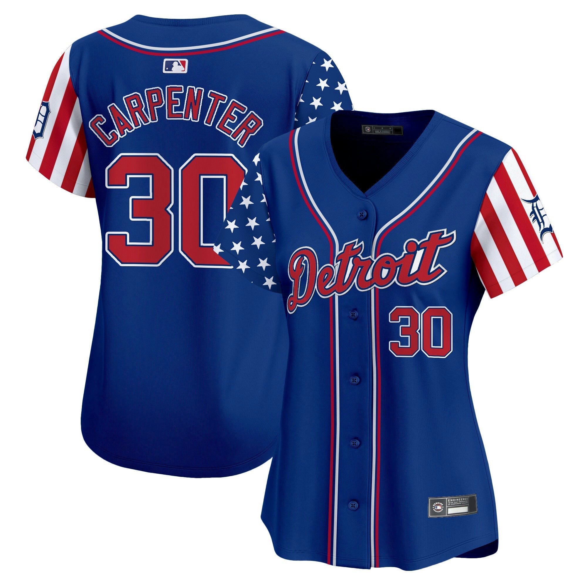 Camisa MLB Women’s Detroit 2025 Independence Day Vapor Premier Limited Jersey