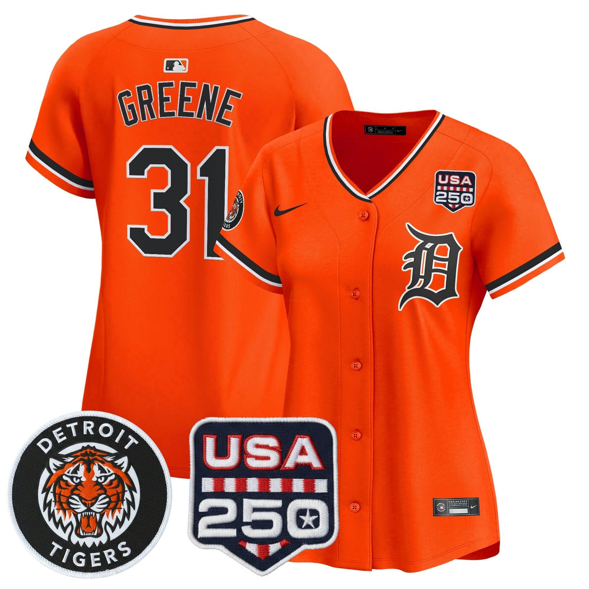 Camisa MLB Women’s Detroit 2026 Alternativa Vapor Premier Limited Jersey – 250America Patch