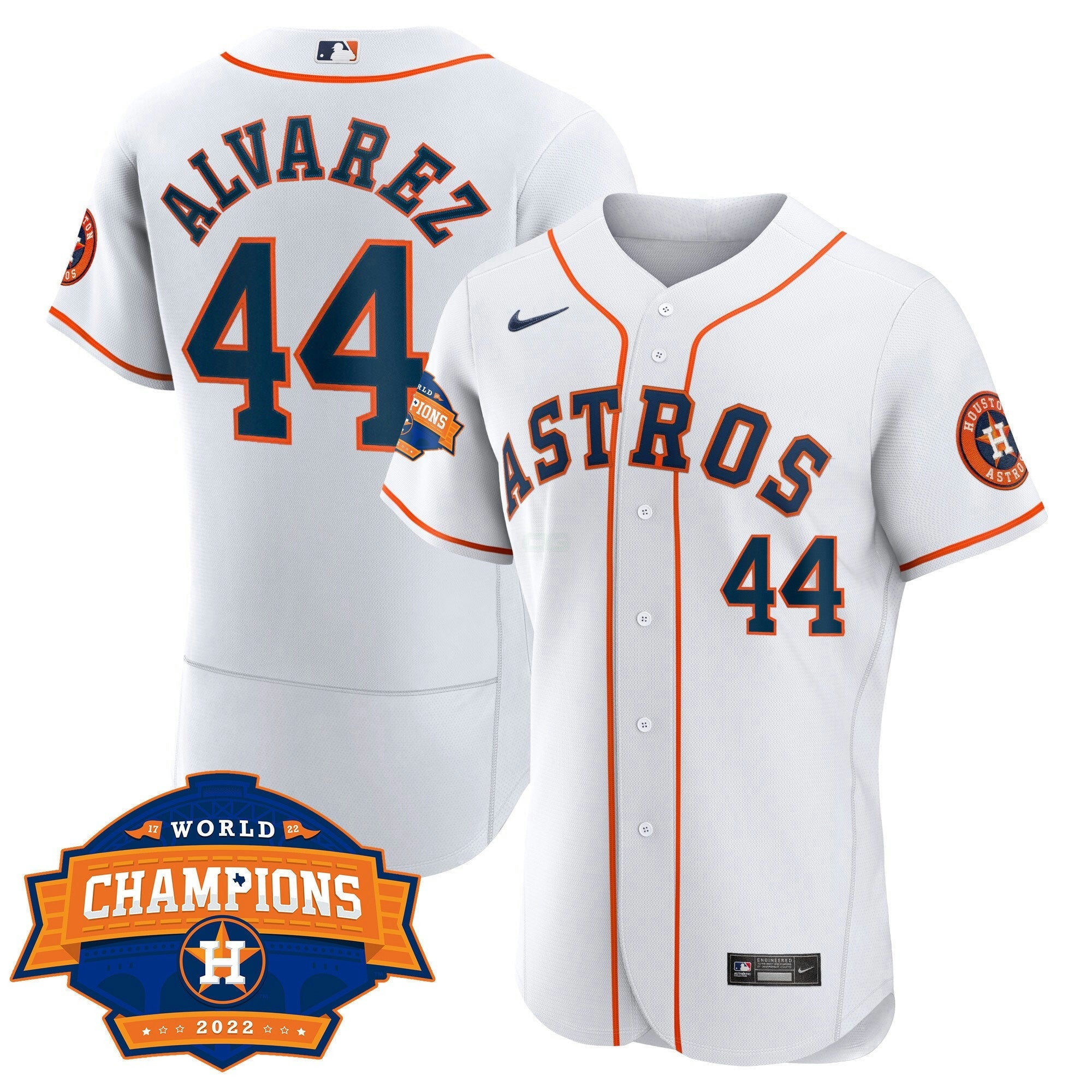 Camisa MLB Women’s Houston 2022 World Series Champions Patch Limited Jersey