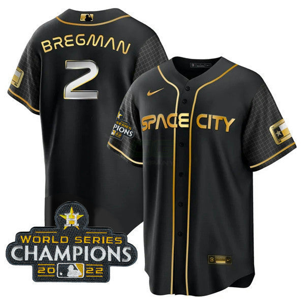 Camisa MLB Women’s Houston 2022 World Series Champions Player Jersey