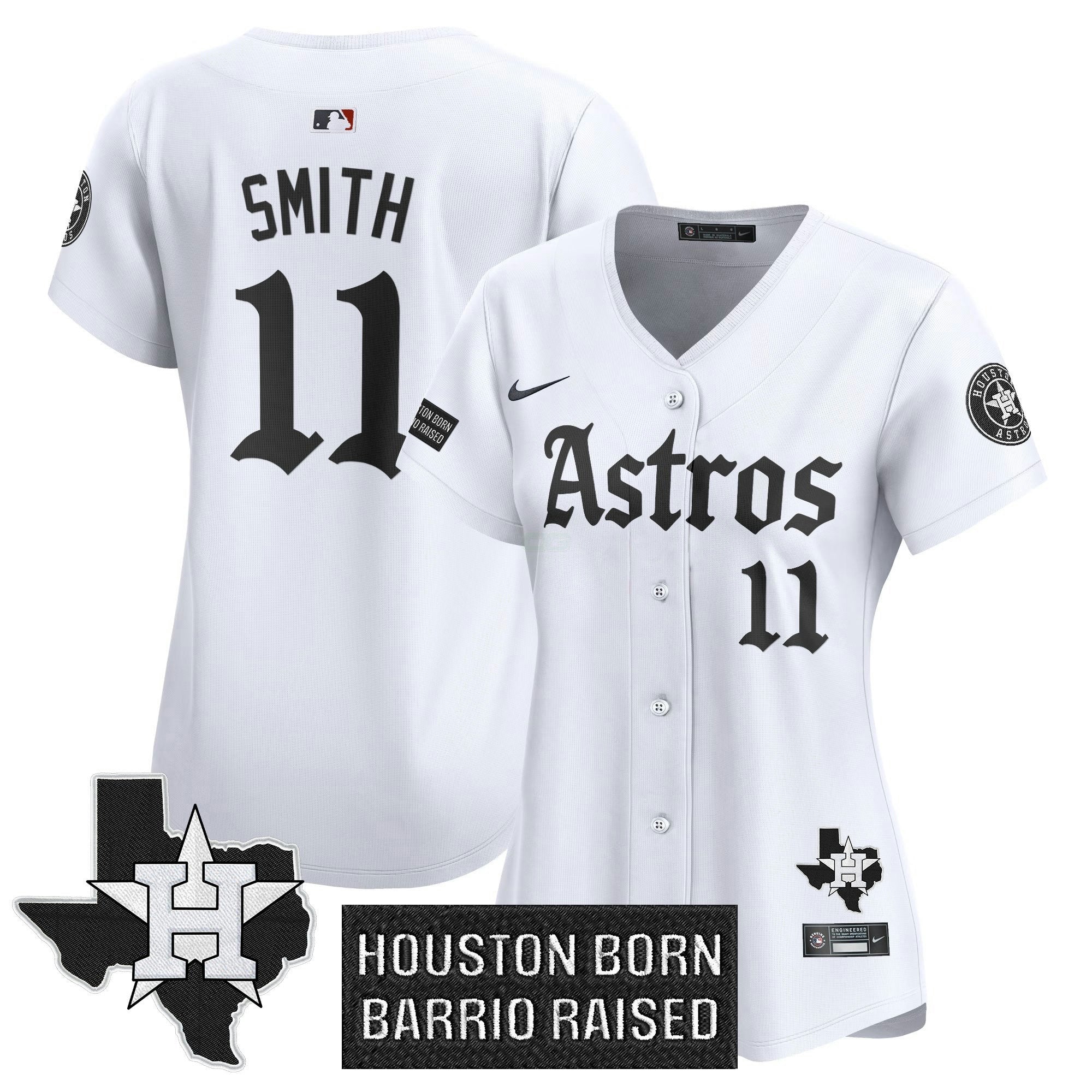 Camisa MLB Women’s Houston ‘Gothic Edition’ Vapor Premier Limited Jersey
