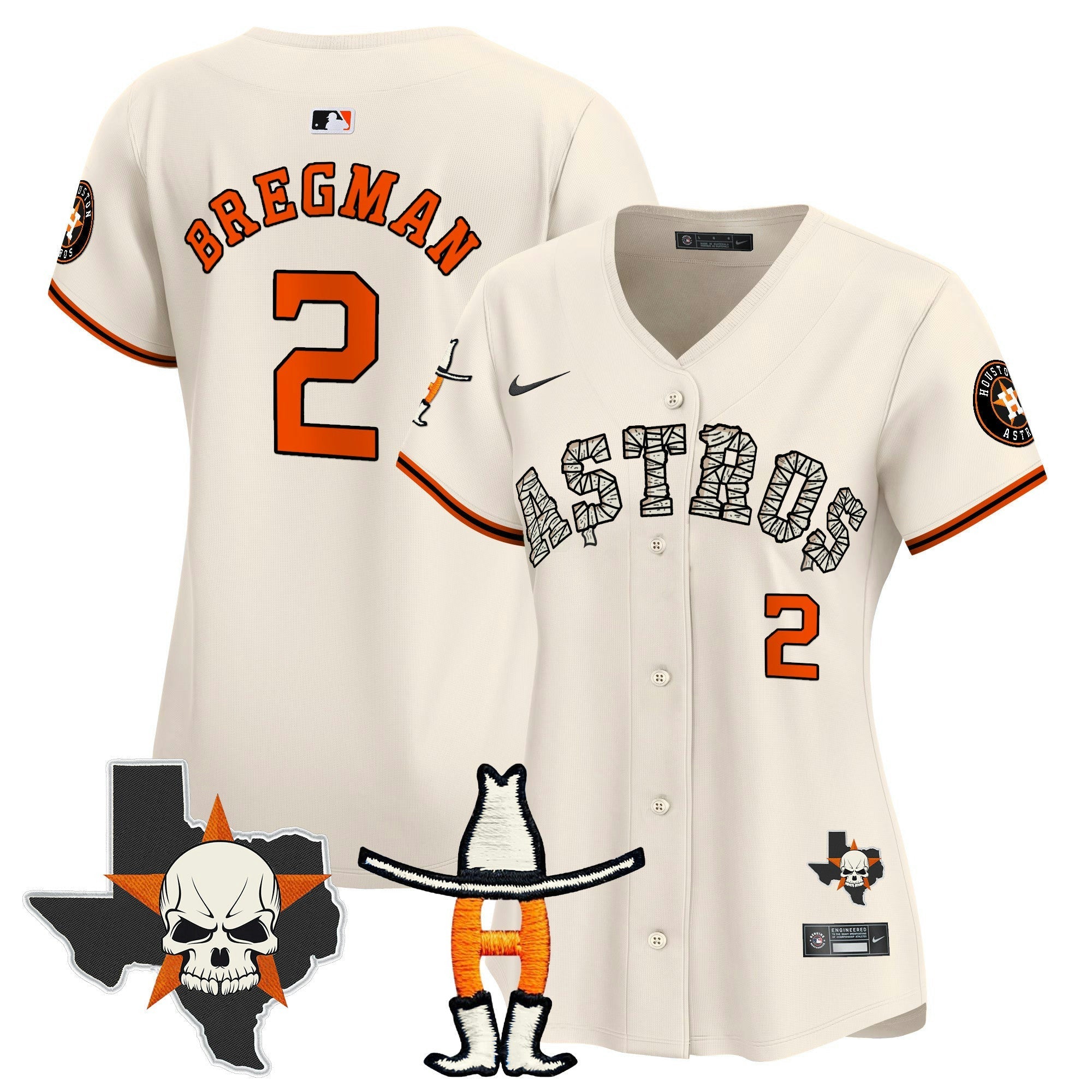 Camisa MLB Women’s Houston Halloween Vapor Premier Limited Jersey