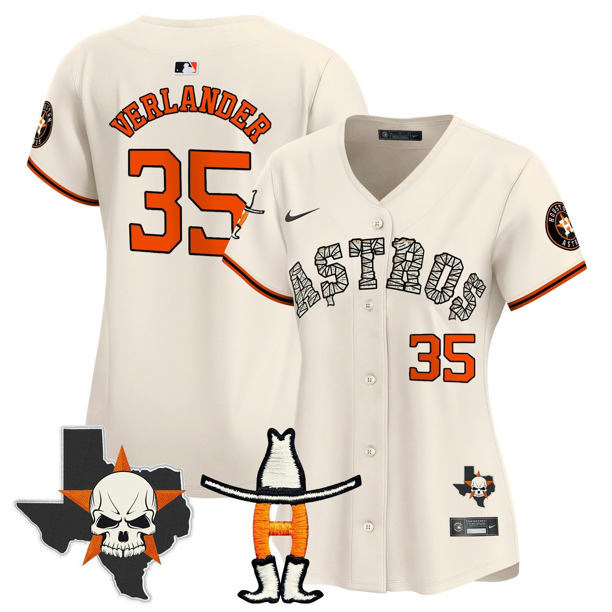 Camisa MLB Women’s Houston Halloween Vapor Premier Limited Jersey