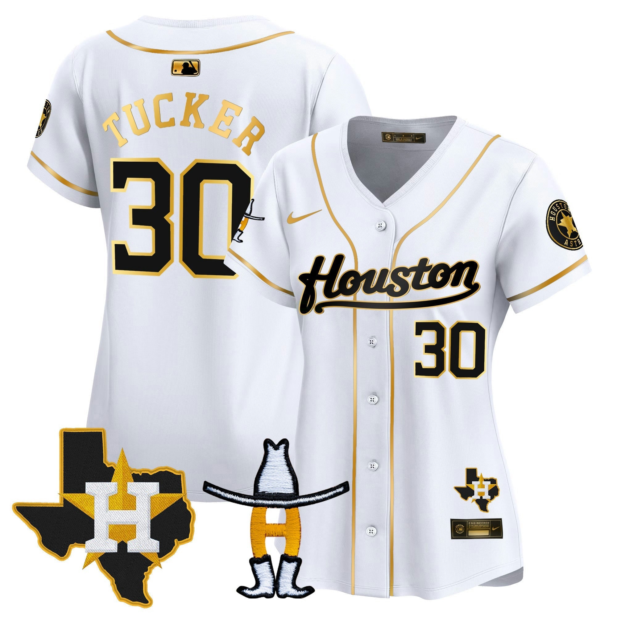 Camisa MLB Women’s Houston Houston Rodeo Patch Vapor Premier Limited Jersey