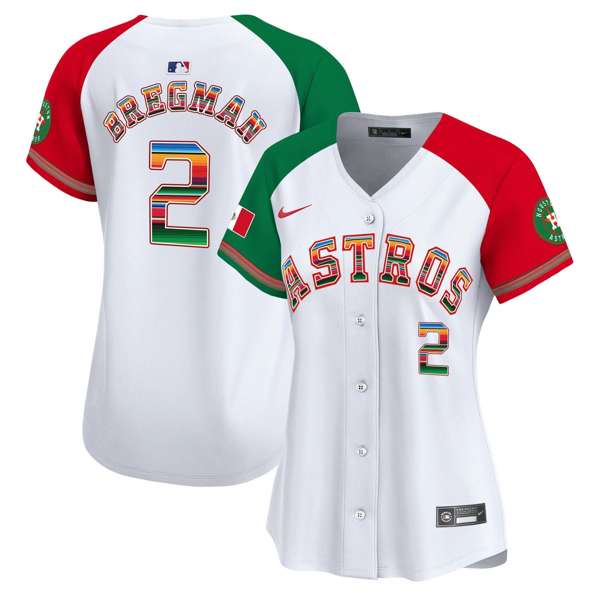 Camisa MLB Women’s Houston Mexico Vapor Premier Limited Jersey