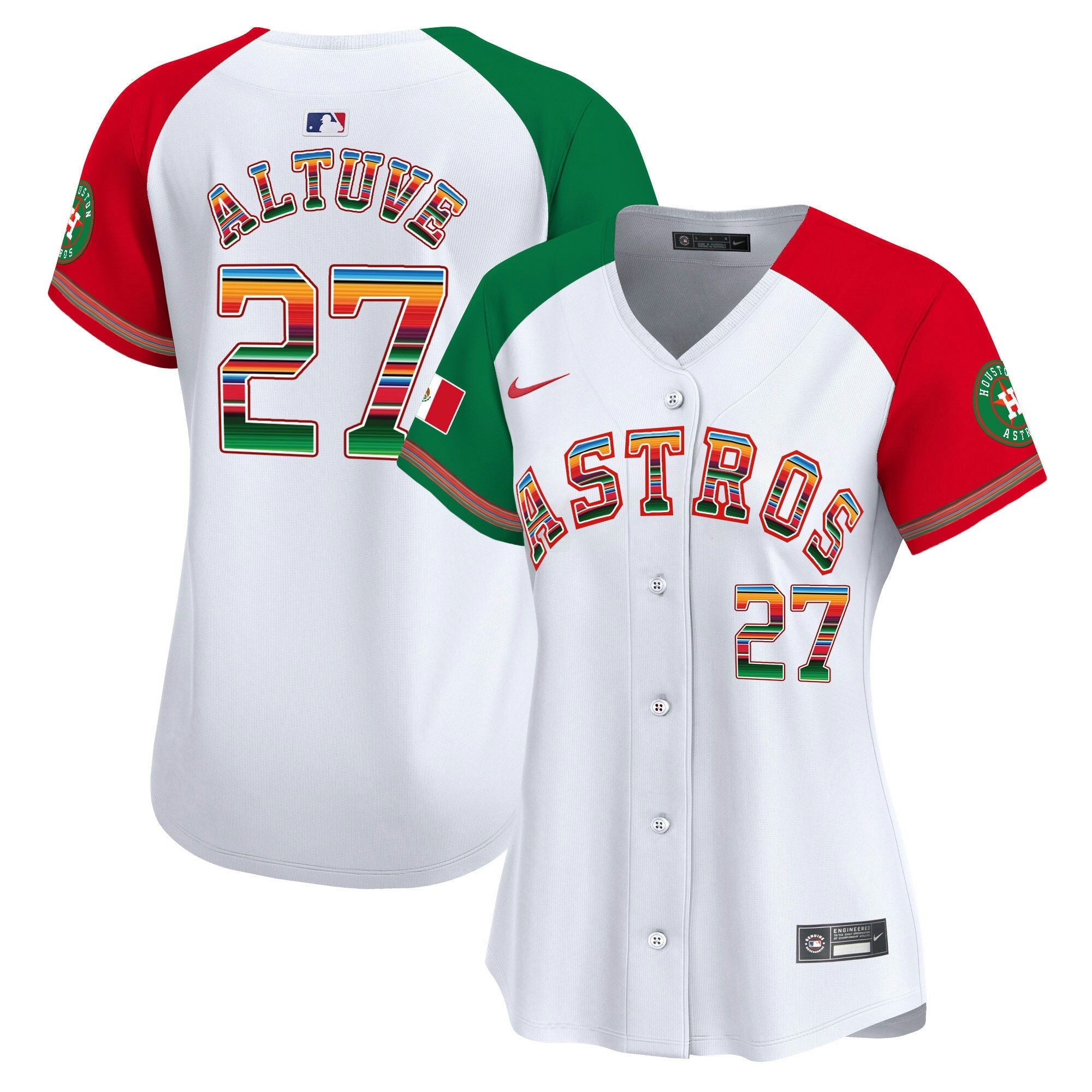 Camisa MLB Women’s Houston Mexico Vapor Premier Limited Jersey