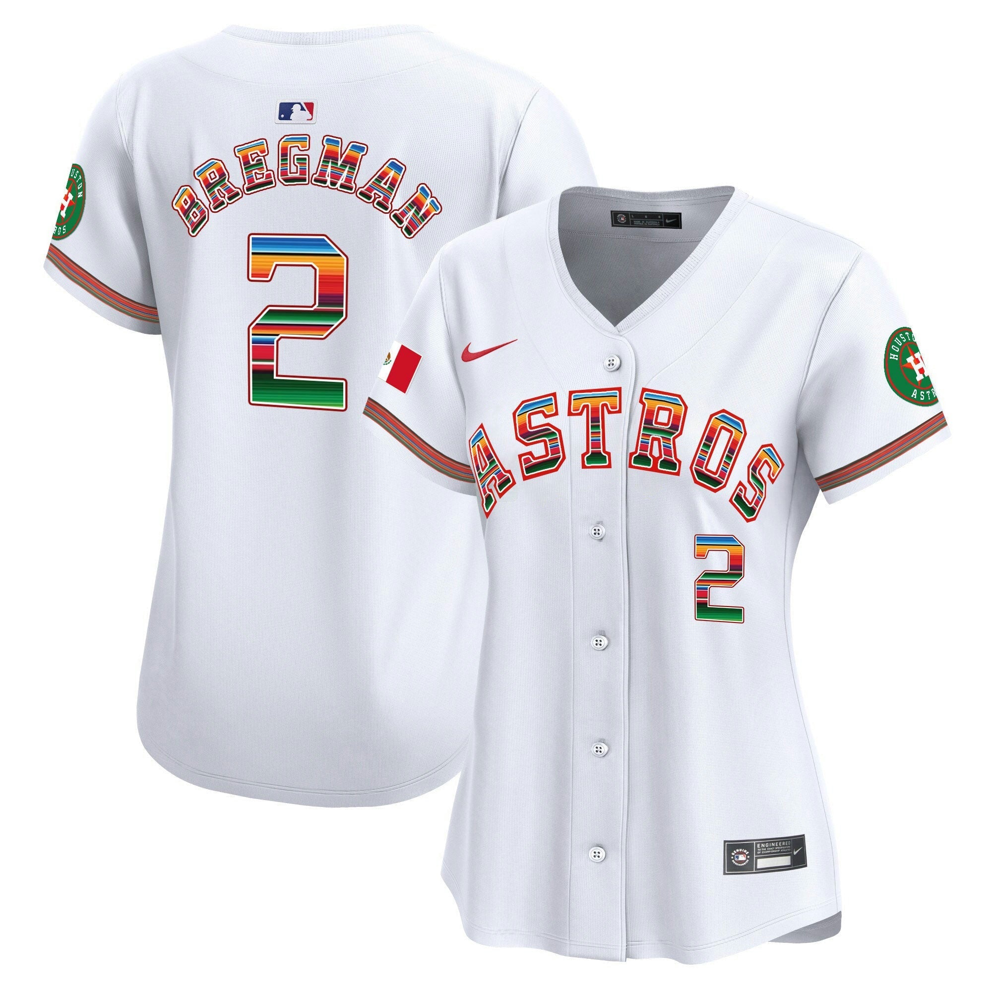 Camisa MLB Women’s Houston Mexico Vapor Premier Limited Jersey