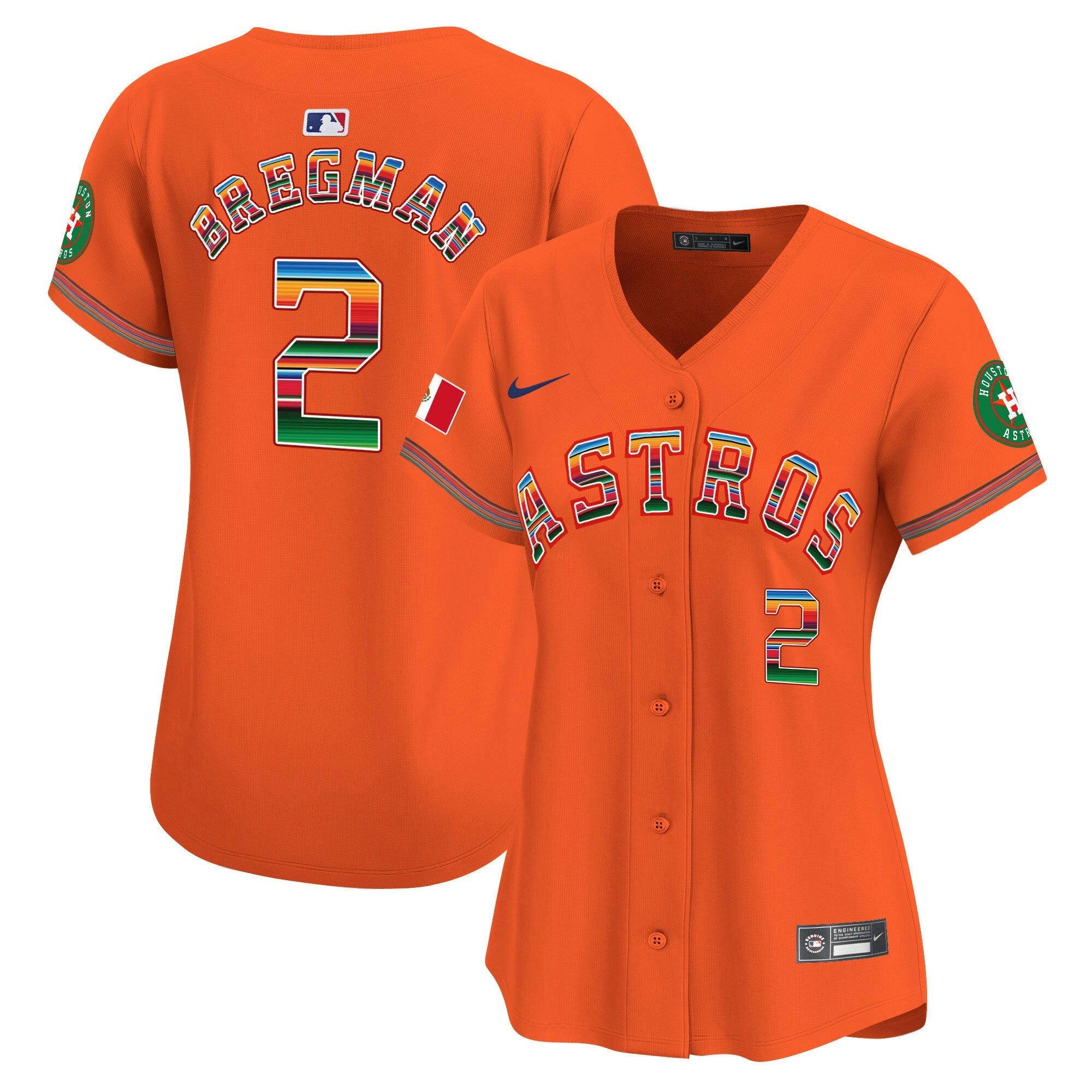 Camisa MLB Women’s Houston Mexico Vapor Premier Limited Jersey