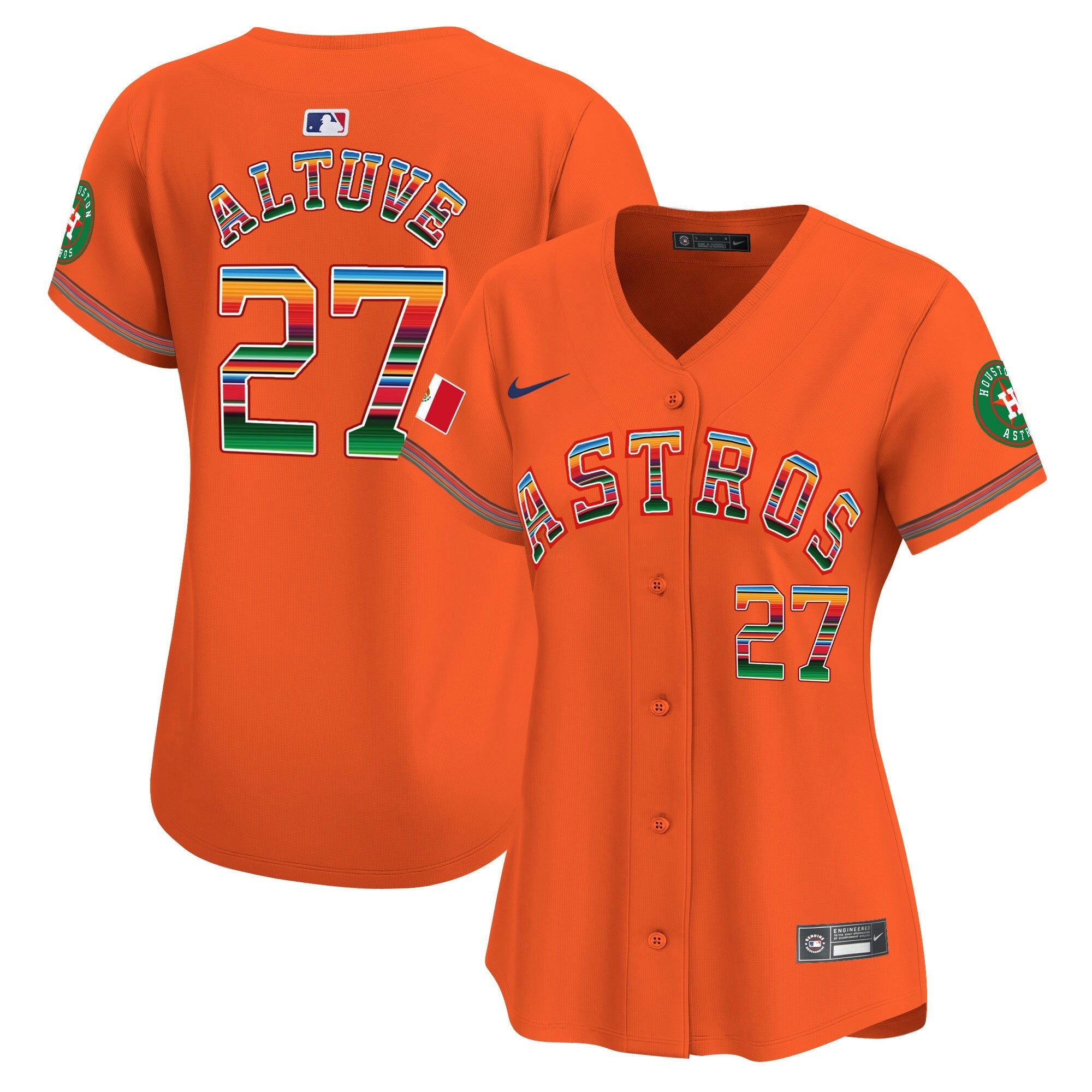 Camisa MLB Women’s Houston Mexico Vapor Premier Limited Jersey
