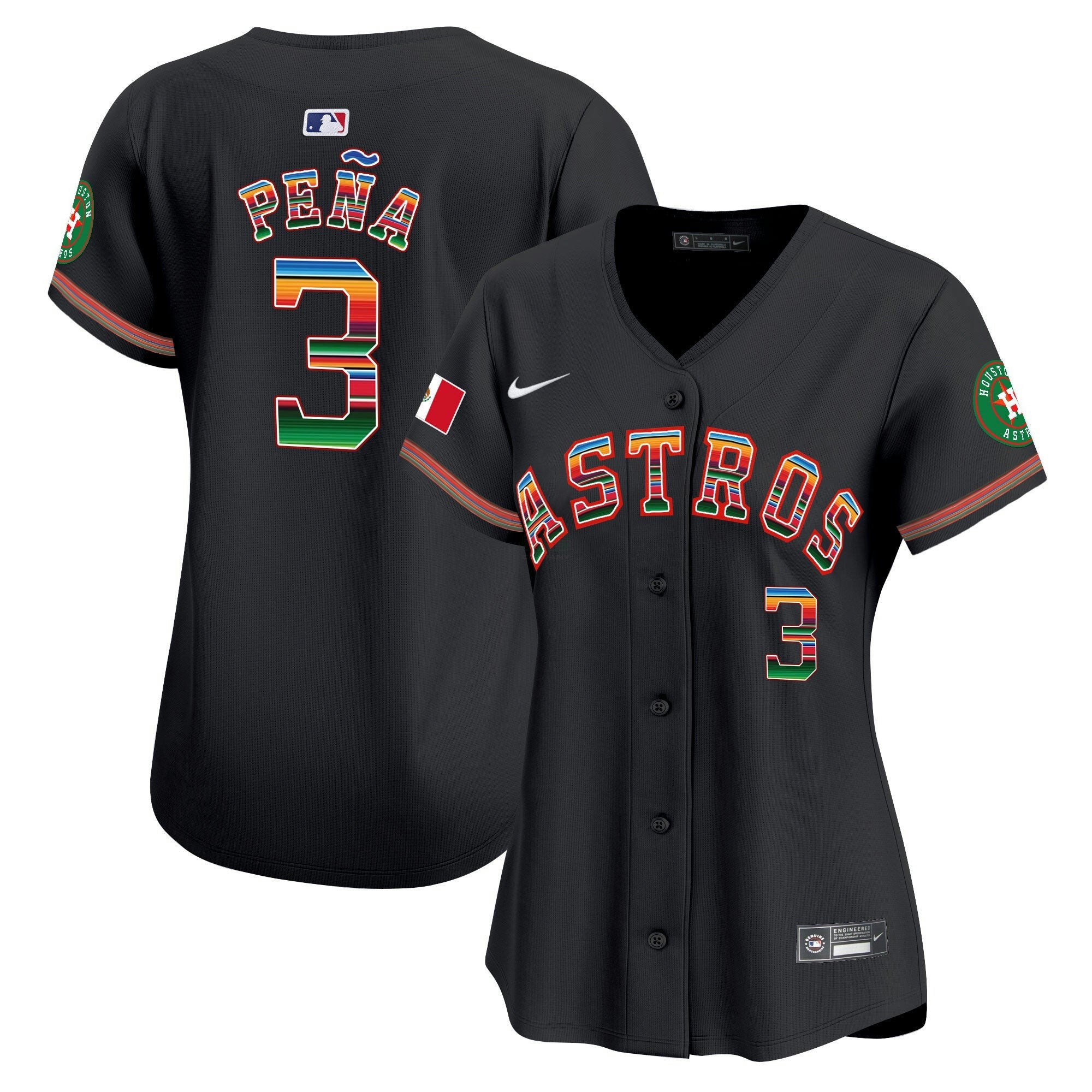Camisa MLB Women’s Houston Mexico Vapor Premier Limited Jersey