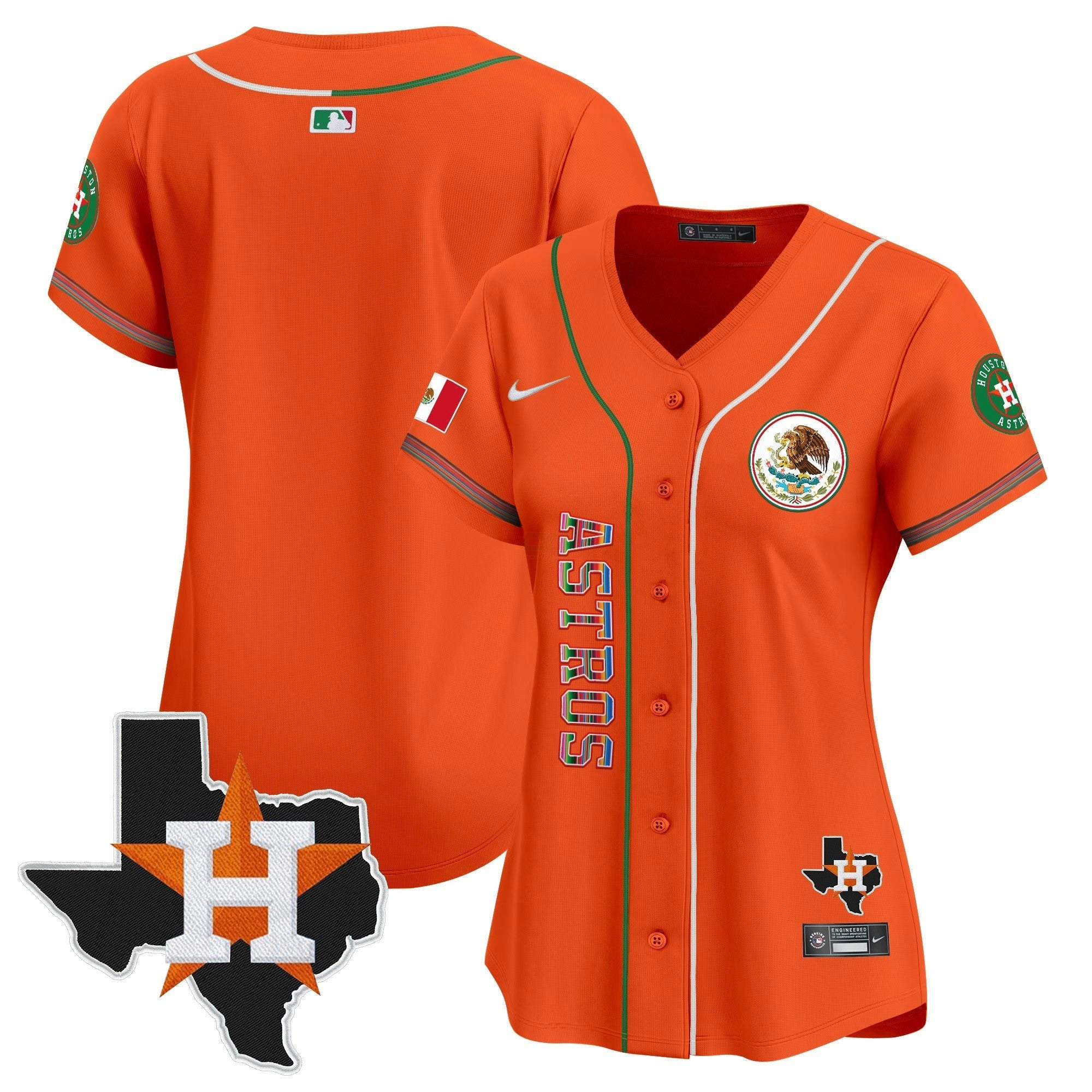 Camisa MLB Women’s Houston Mexico Vapor Premier Limited Jersey V4