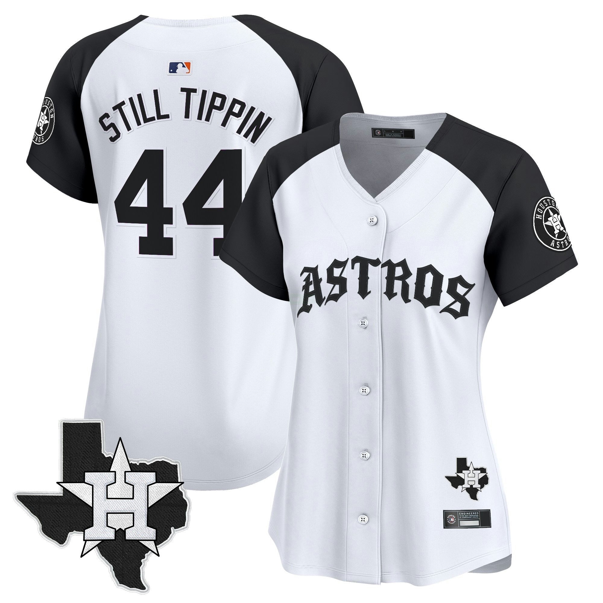 Camisa MLB Women’s Houston ‘Old English Edition’ Vapor Premier Limited Jersey