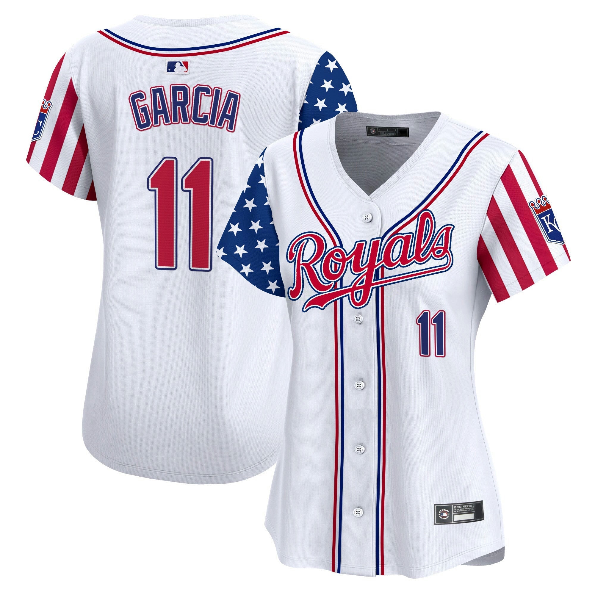 Camisa MLB Women’s Kansas City 2025 Independence Day Vapor Premier Limited Jersey