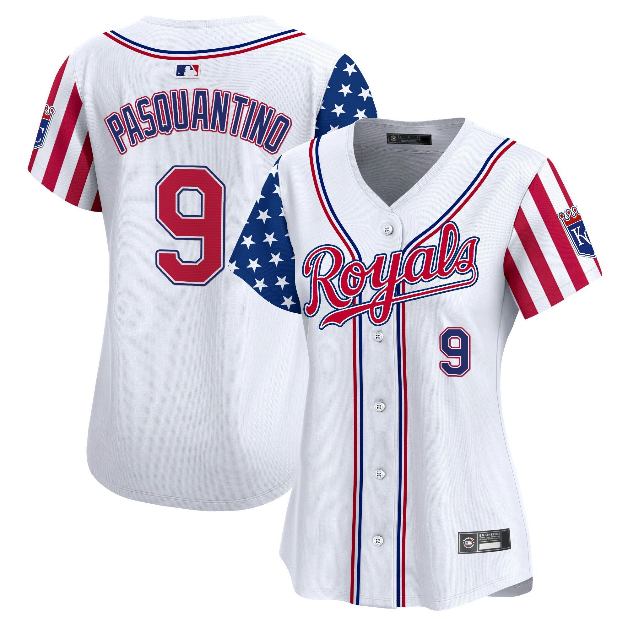 Camisa MLB Women’s Kansas City 2025 Independence Day Vapor Premier Limited Jersey