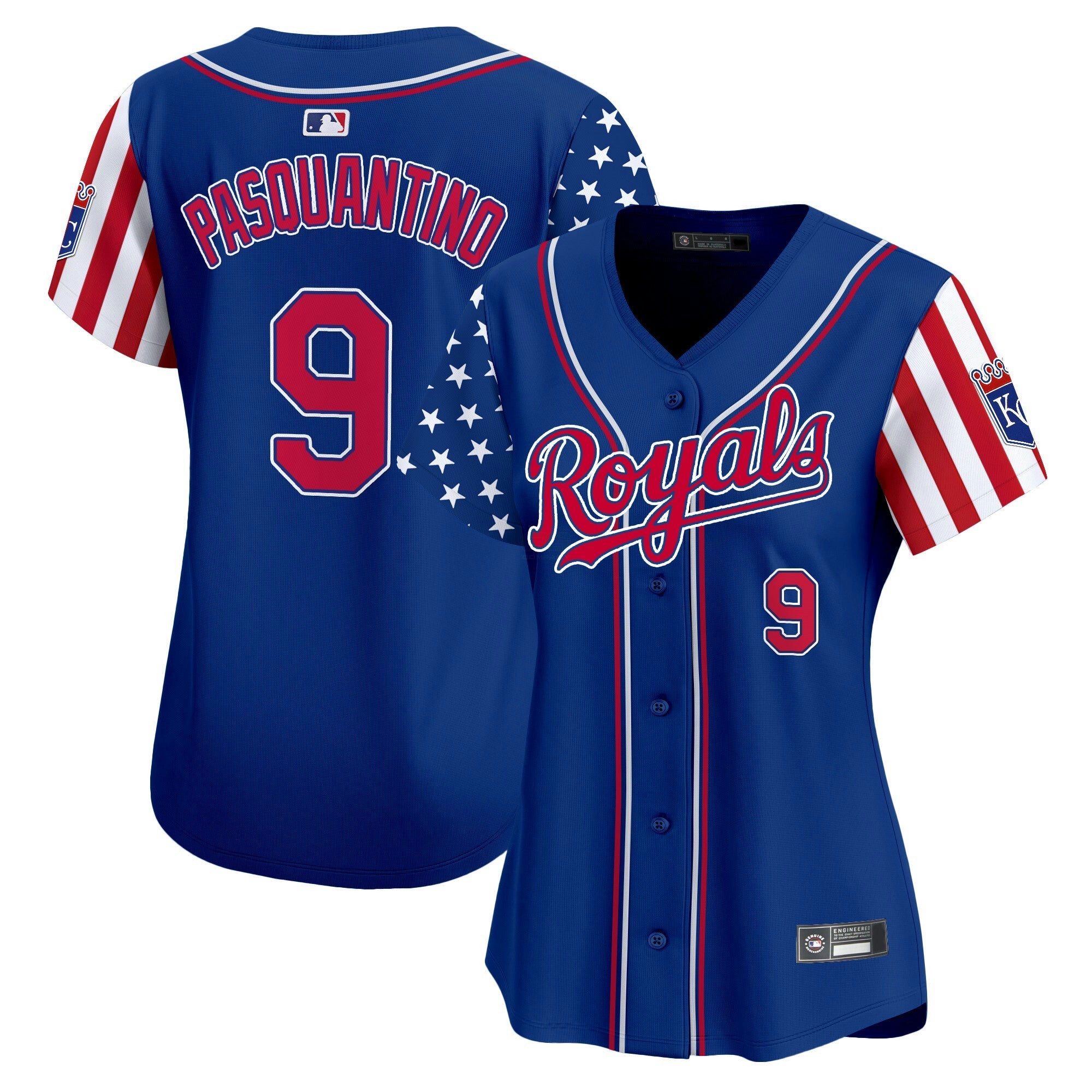 Camisa MLB Women’s Kansas City 2025 Independence Day Vapor Premier Limited Jersey