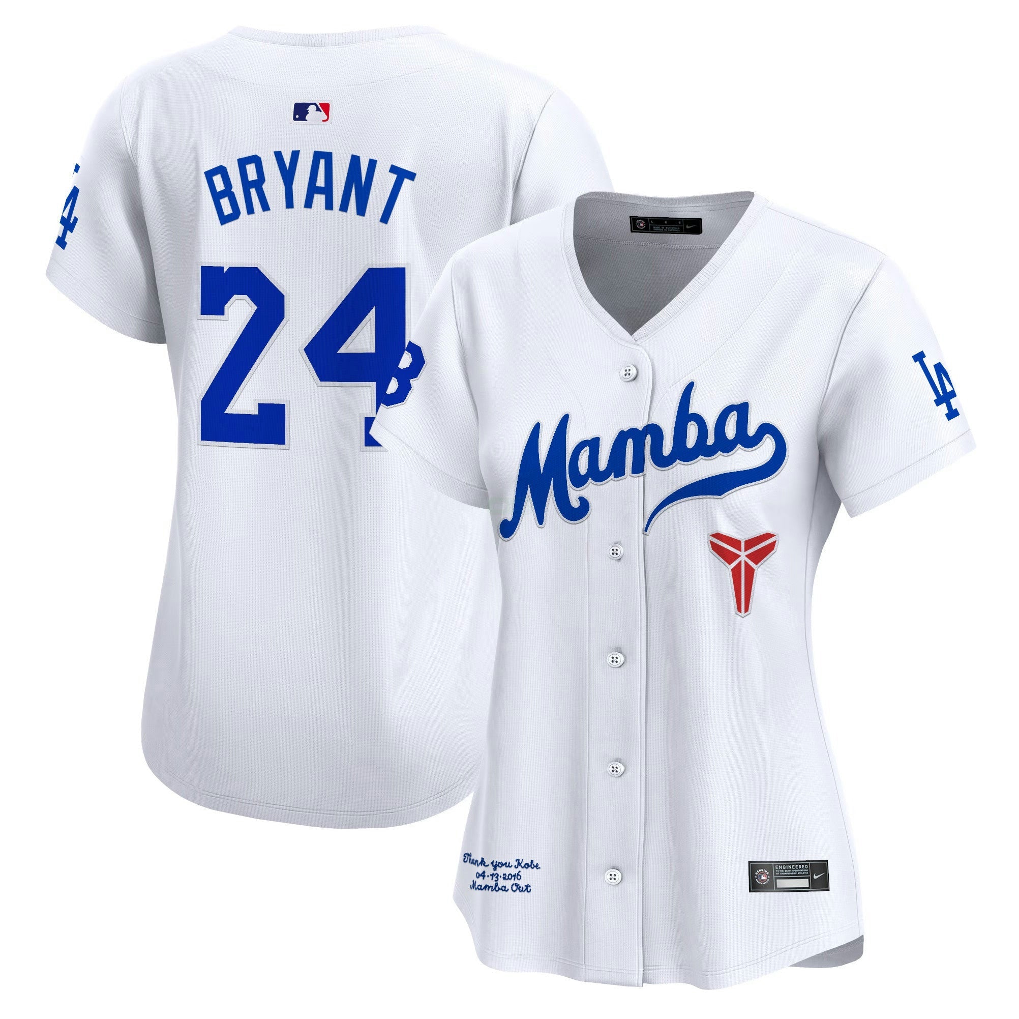 Camisa MLB Women’s Kobe Bryant Mamba Vapor Premier Limited Jersey