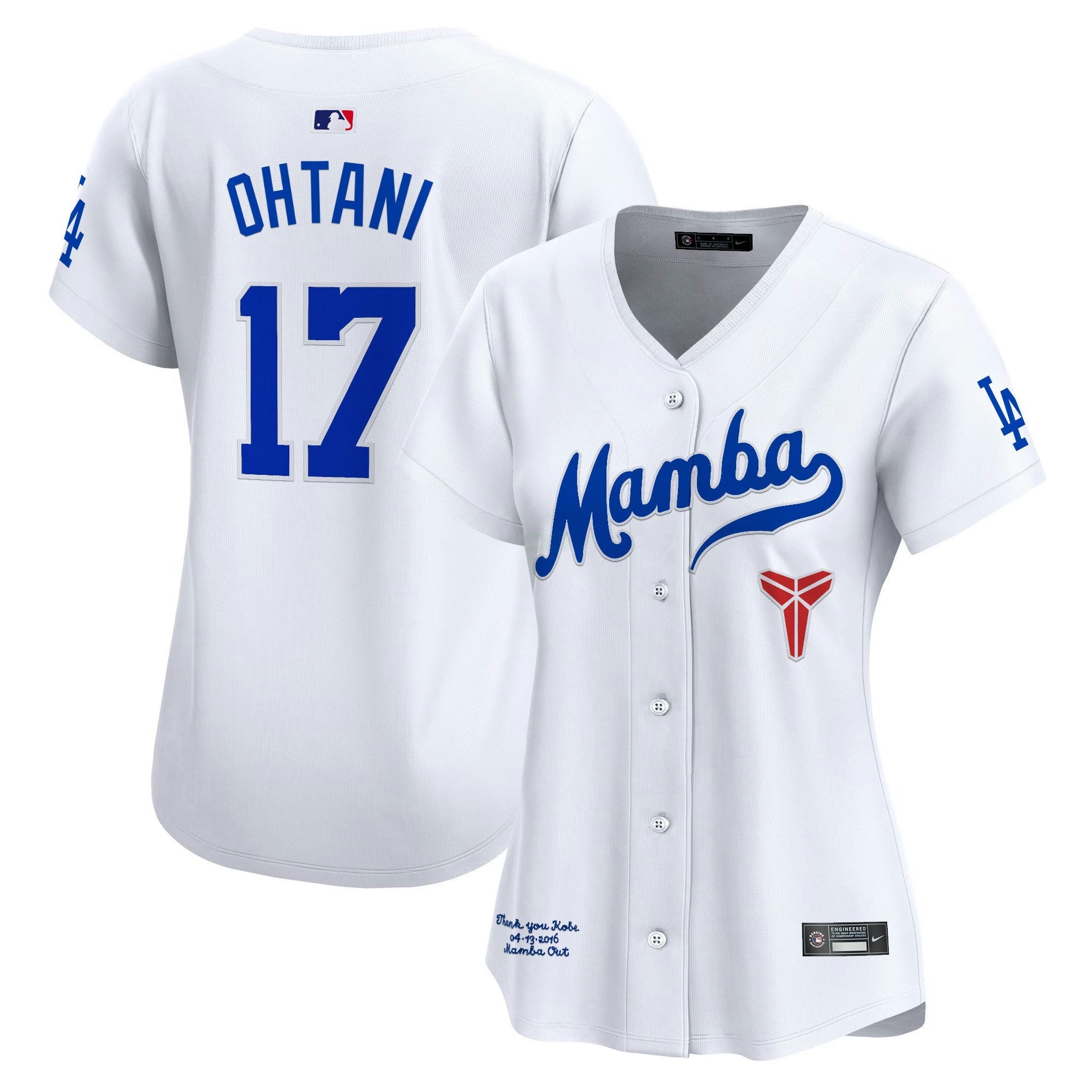 Camisa MLB Women’s Kobe Bryant Mamba Vapor Premier Limited Jersey