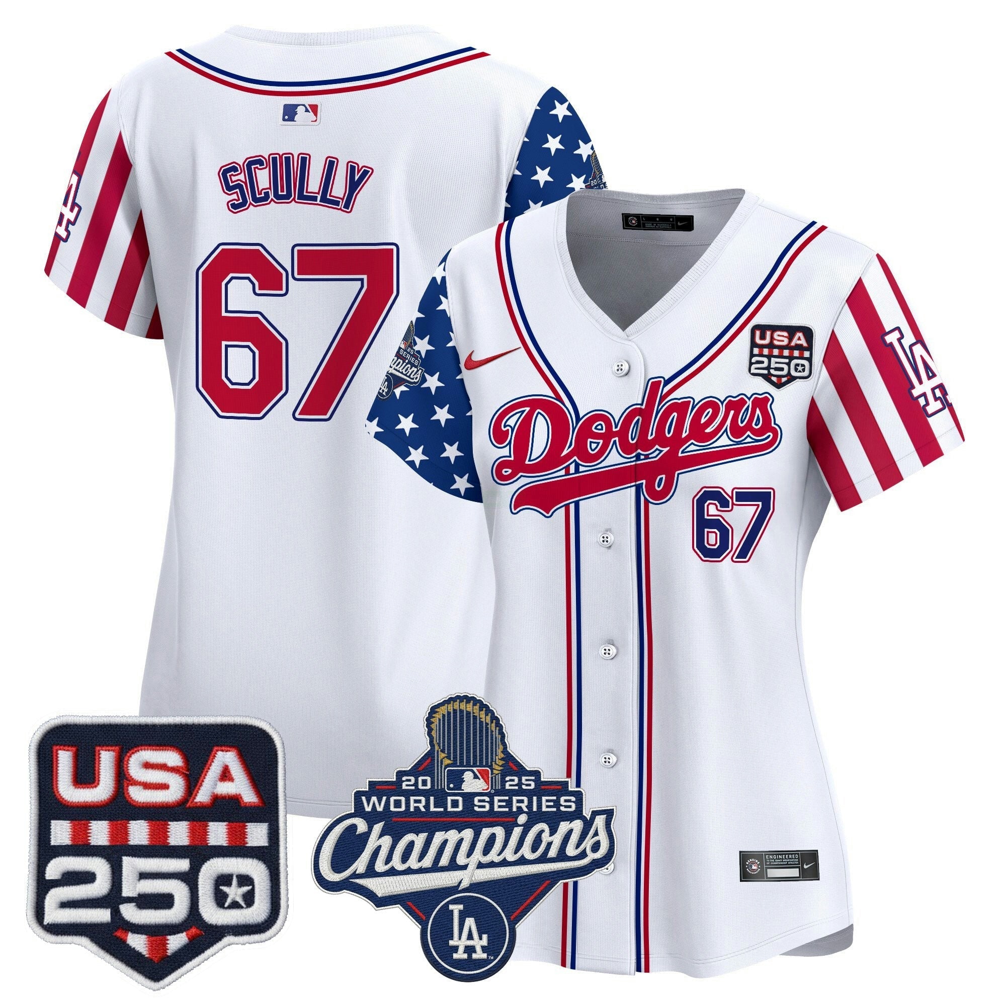 Camisa MLB Women’s Los Angeles “America250 Edition” Vapor Premier Limited Jersey V2