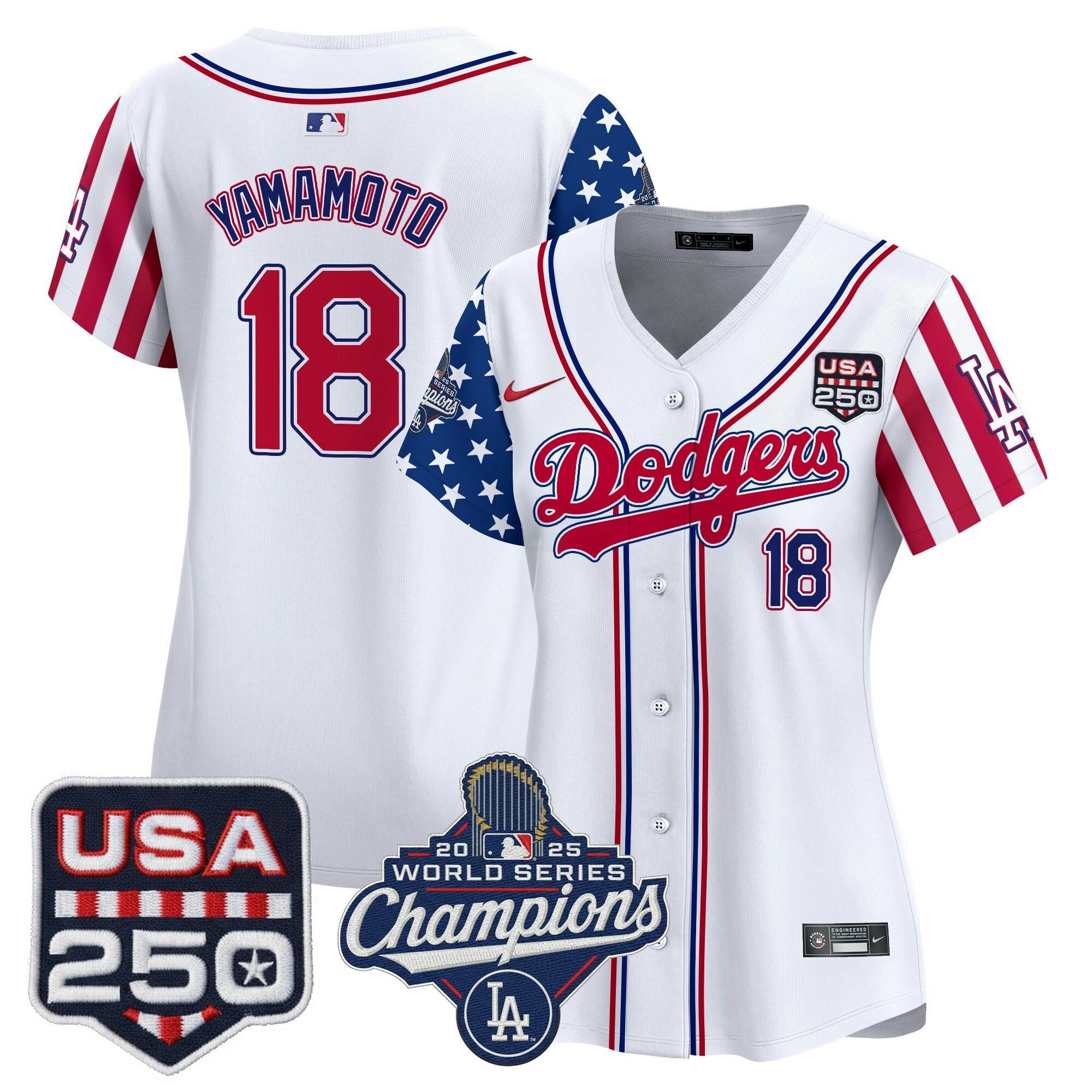Camisa MLB Women’s Los Angeles “America250 Edition” Vapor Premier Limited Jersey V2