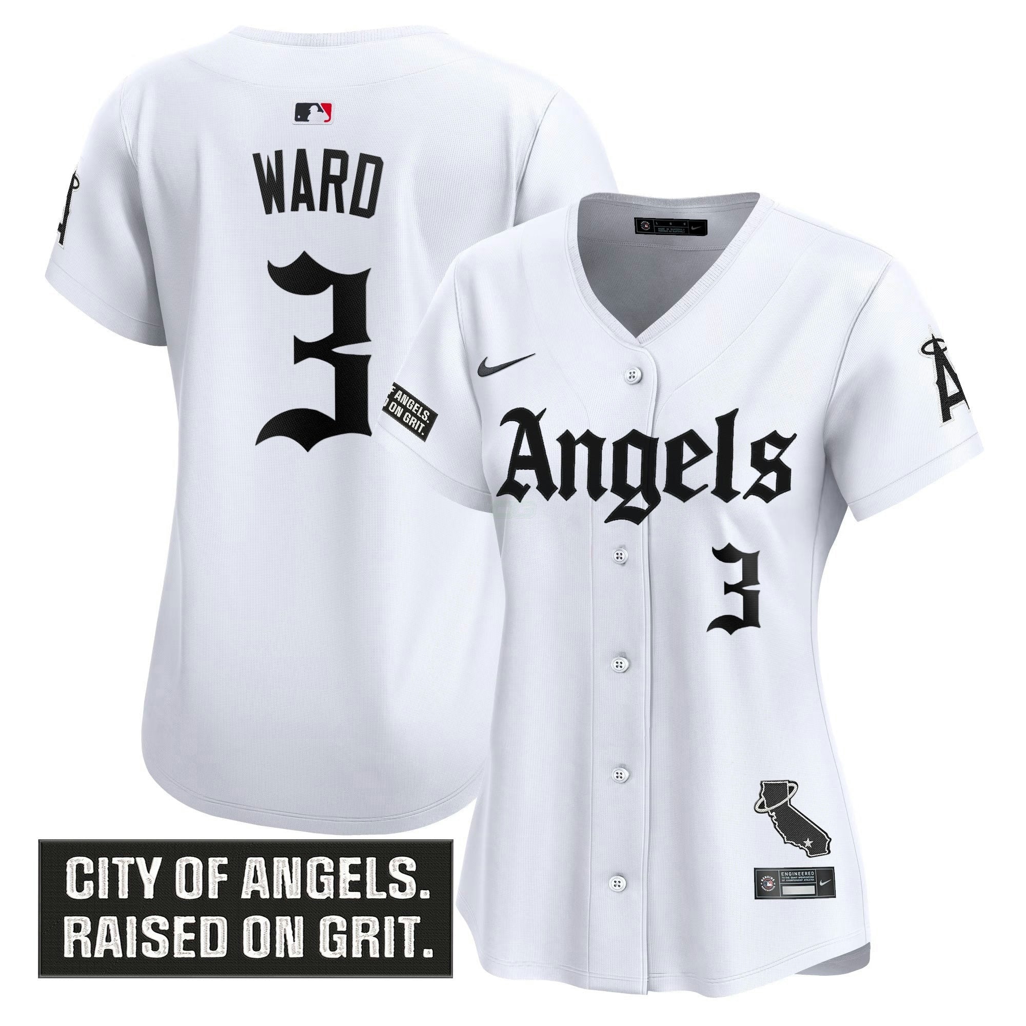 Camisa MLB Women’s Los Angeles ‘Gothic Halo Edition’ Vapor Premier Limited Jersey
