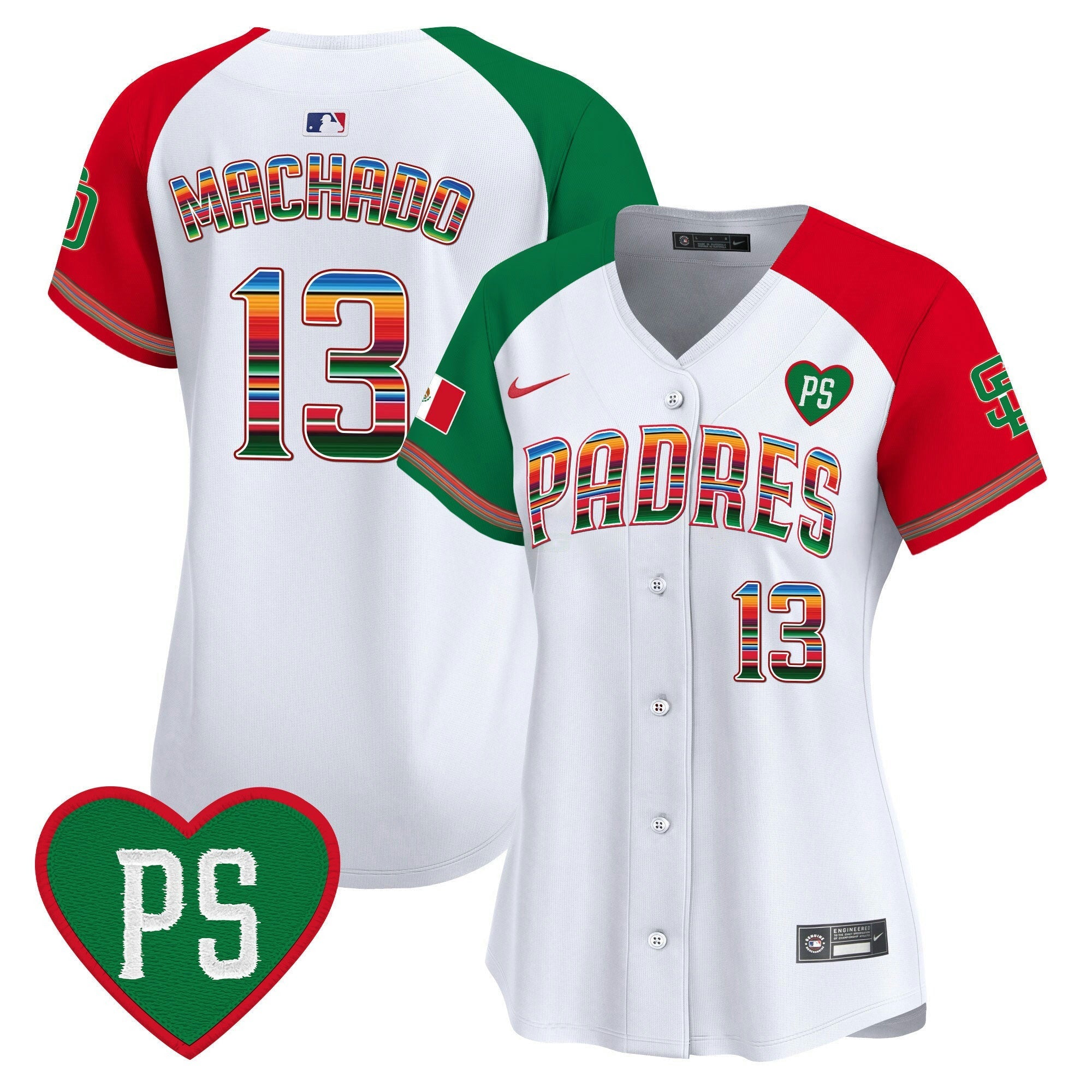 Camisa MLB Women’s Mexico “For Peter” Patch Vapor Premier Limited Jersey