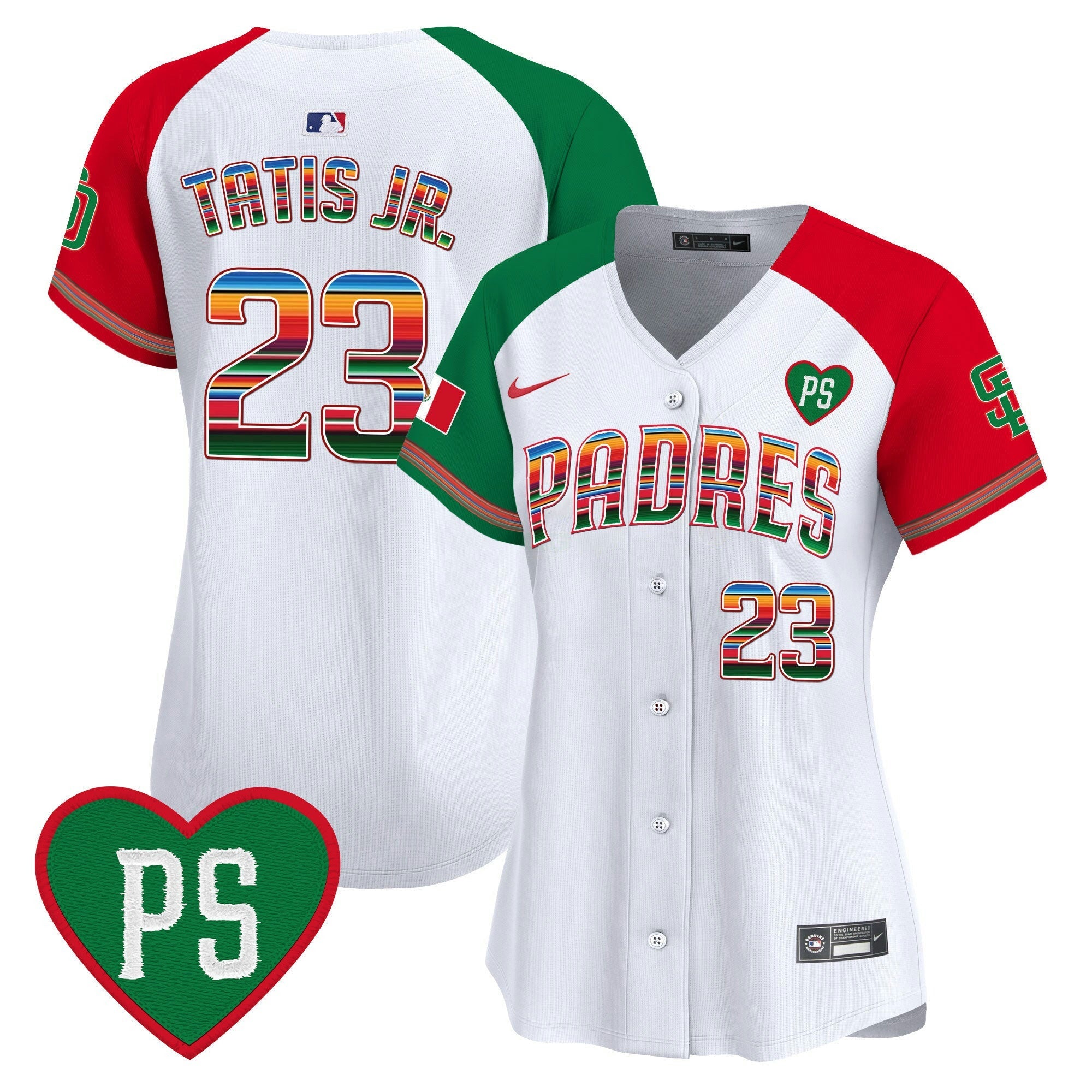 Camisa MLB Women’s Mexico “For Peter” Patch Vapor Premier Limited Jersey