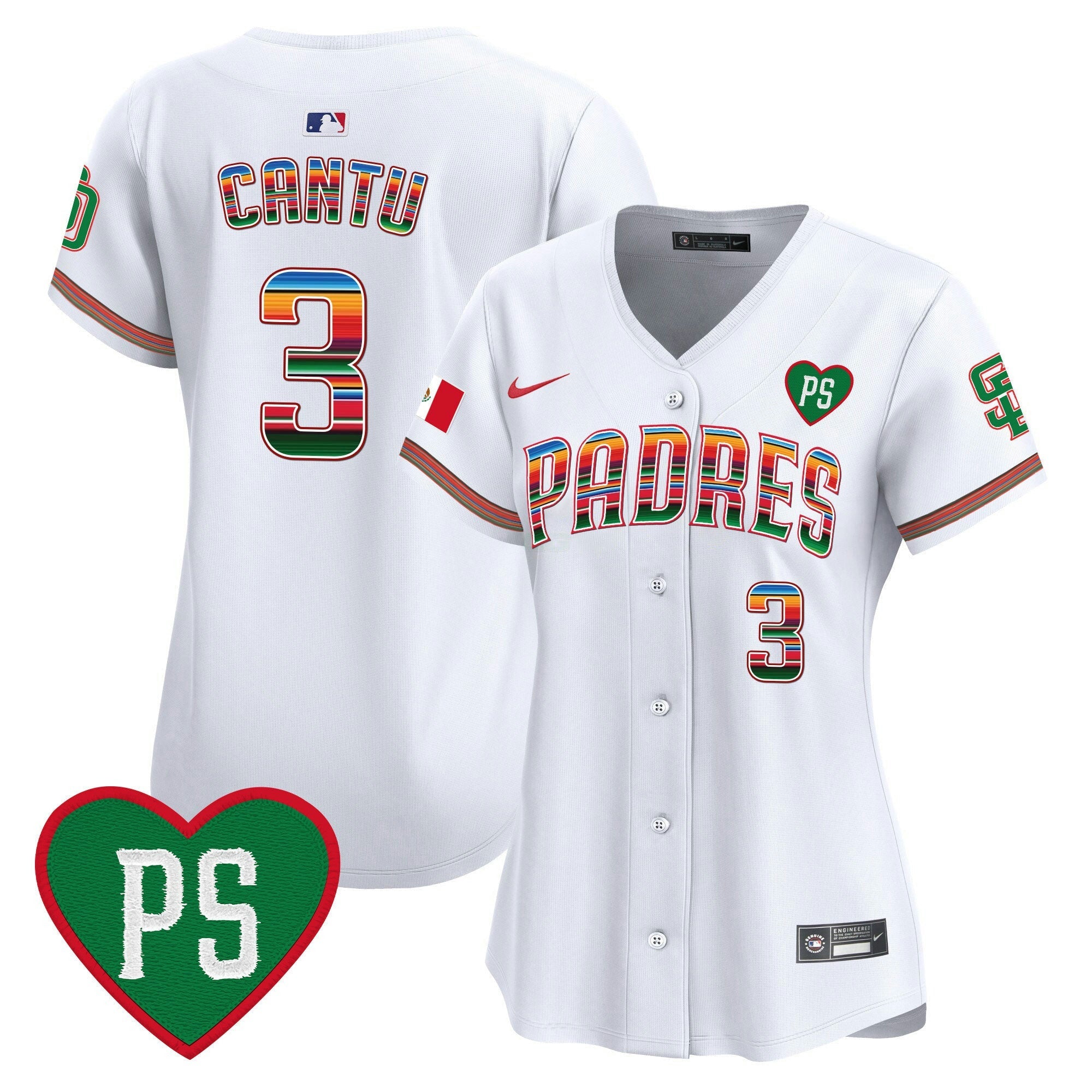 Camisa MLB Women’s Mexico “For Peter” Patch Vapor Premier Limited Jersey
