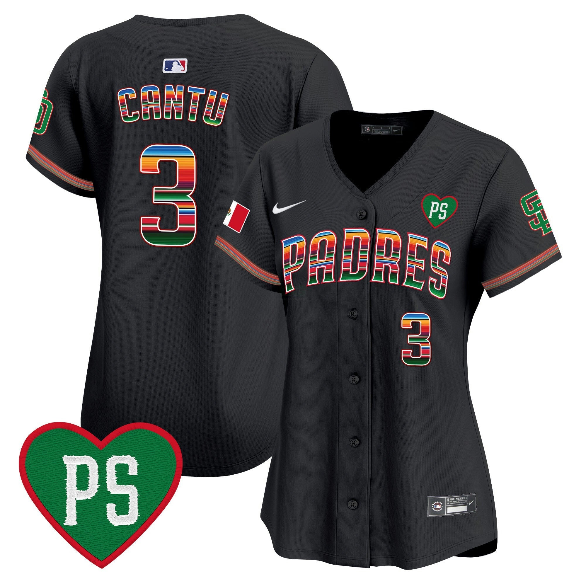Camisa MLB Women’s Mexico “For Peter” Patch Vapor Premier Limited Jersey