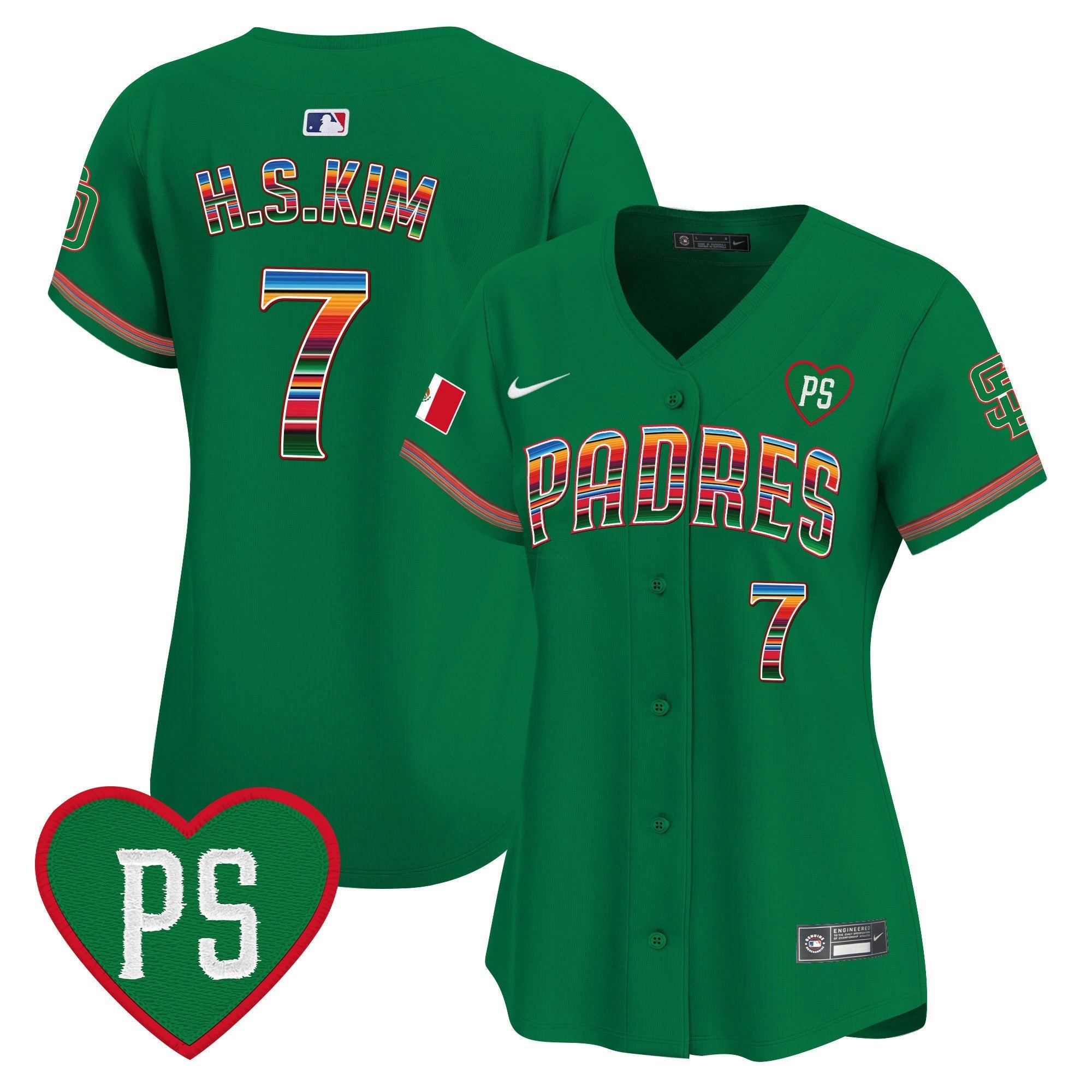 Camisa MLB Women’s Mexico “For Peter” Patch Vapor Premier Limited Jersey