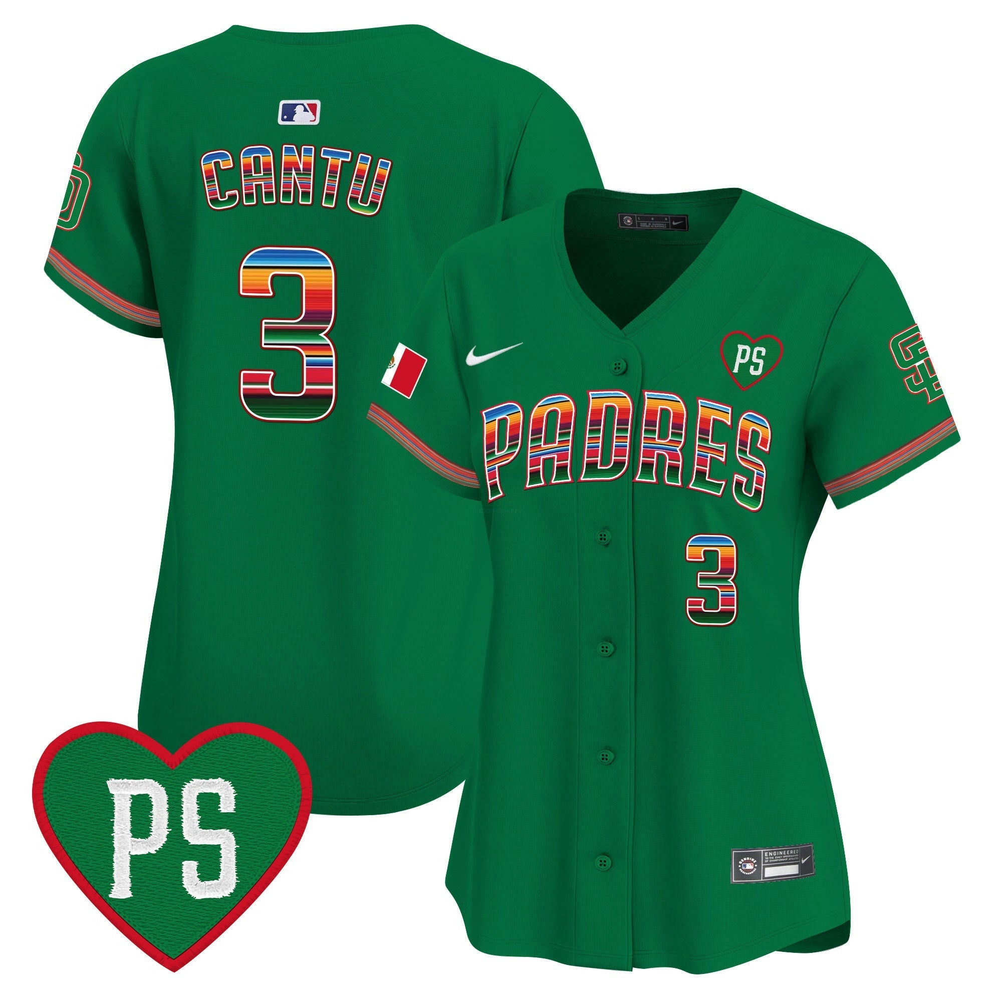Camisa MLB Women’s Mexico “For Peter” Patch Vapor Premier Limited Jersey