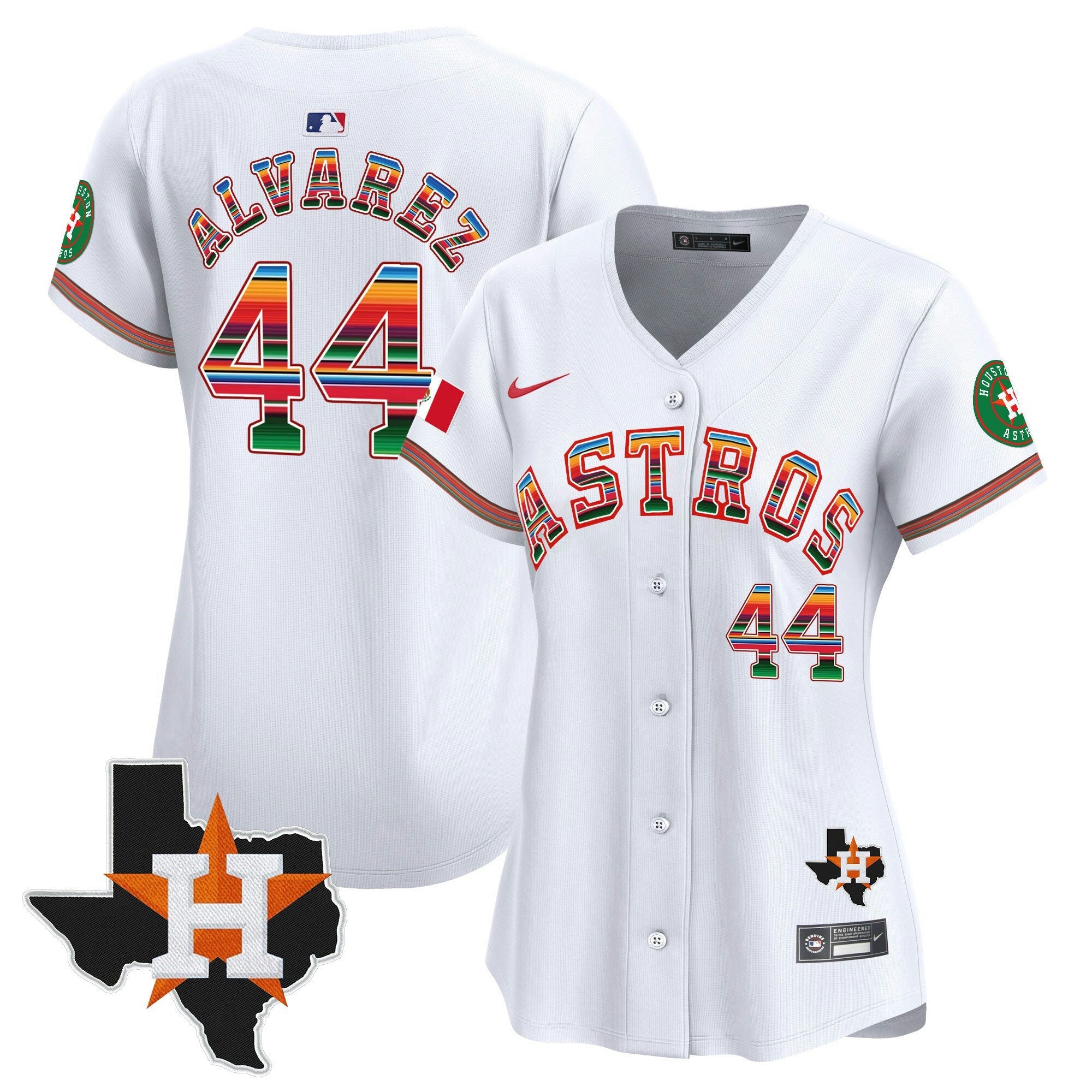 Camisa MLB Women’s Mexico Texas Patch Vapor Premier Limited Jersey