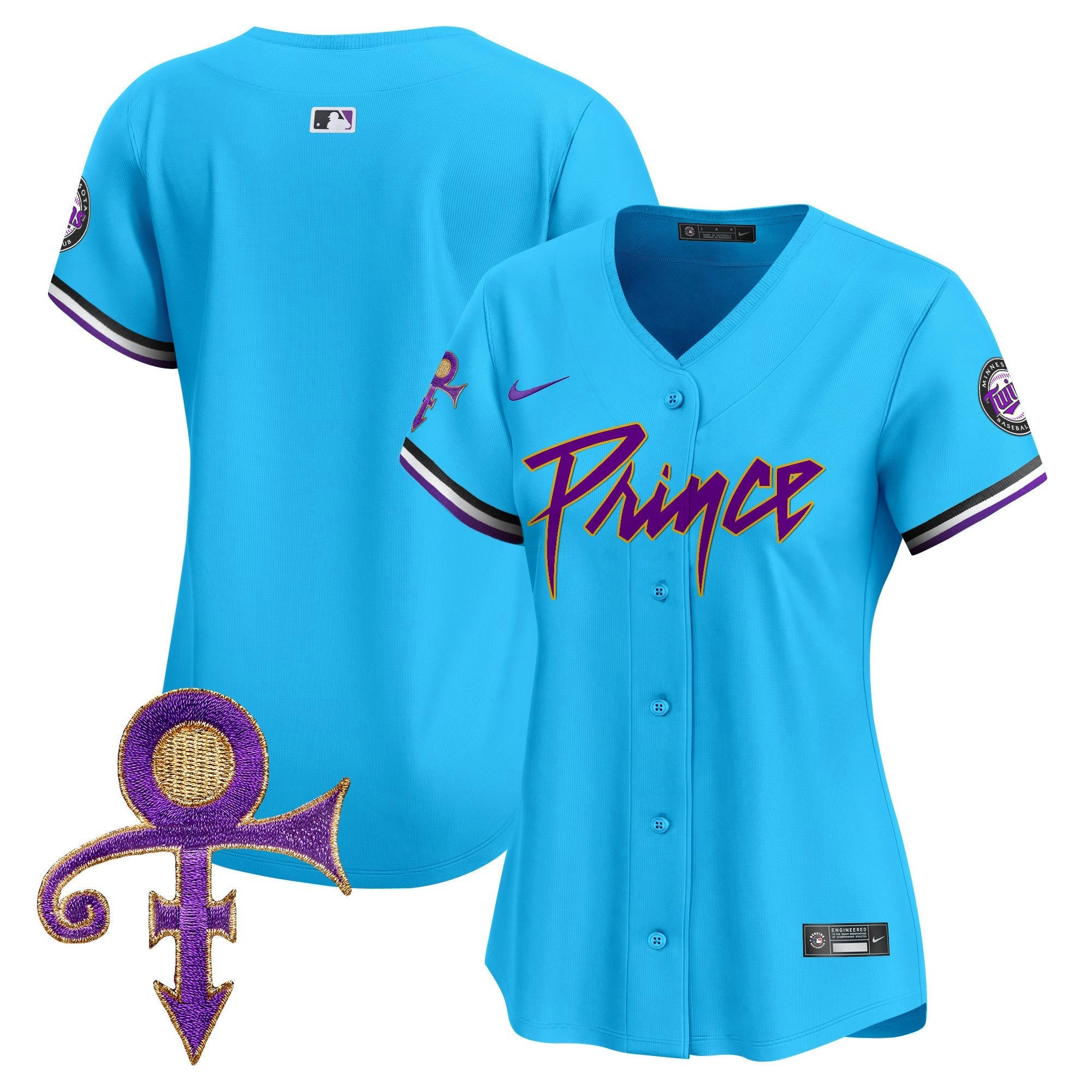 Camisa MLB Women’s Minnesota Prince Patch Vapor Premier Limited Jersey