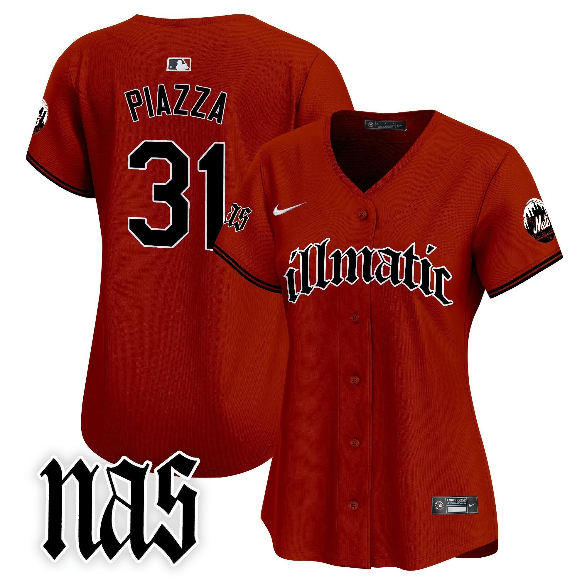 Camisa MLB Women’s Nas Illmatic Vapor Premier Limited Jersey