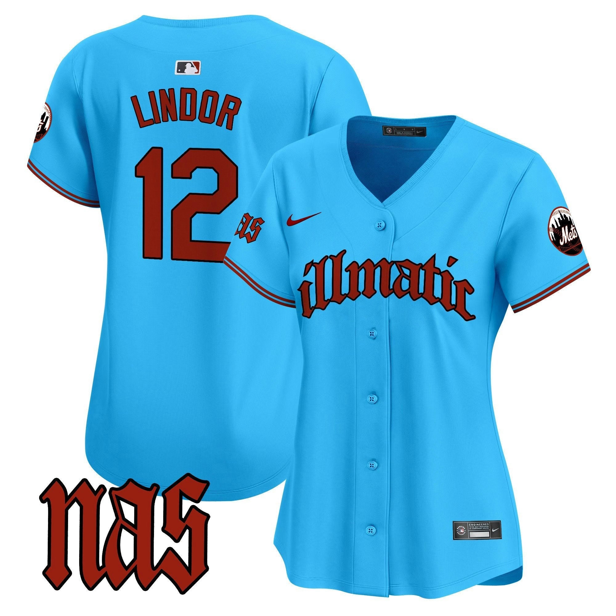 Camisa MLB Women’s Nas Illmatic Vapor Premier Limited Jersey