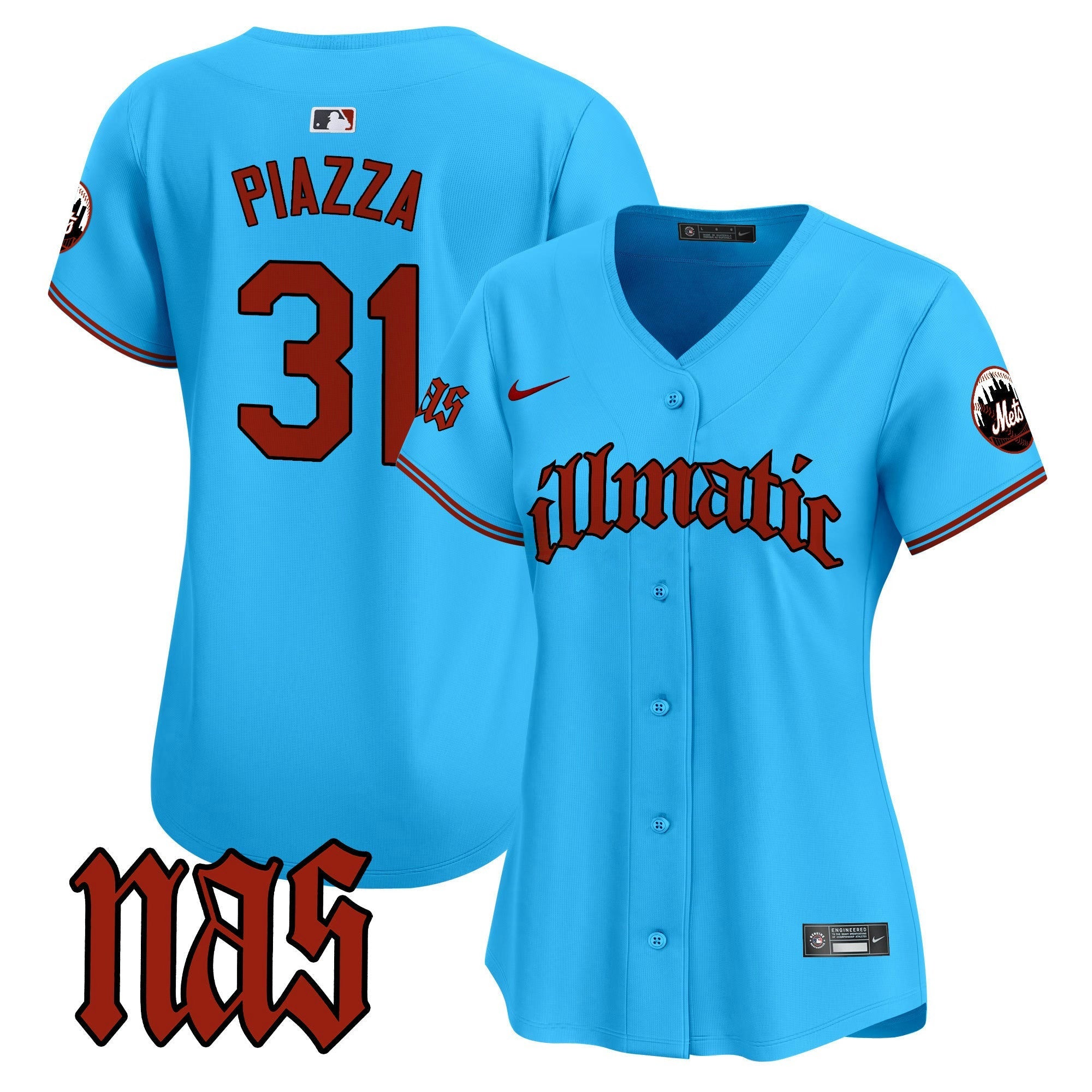 Camisa MLB Women’s Nas Illmatic Vapor Premier Limited Jersey