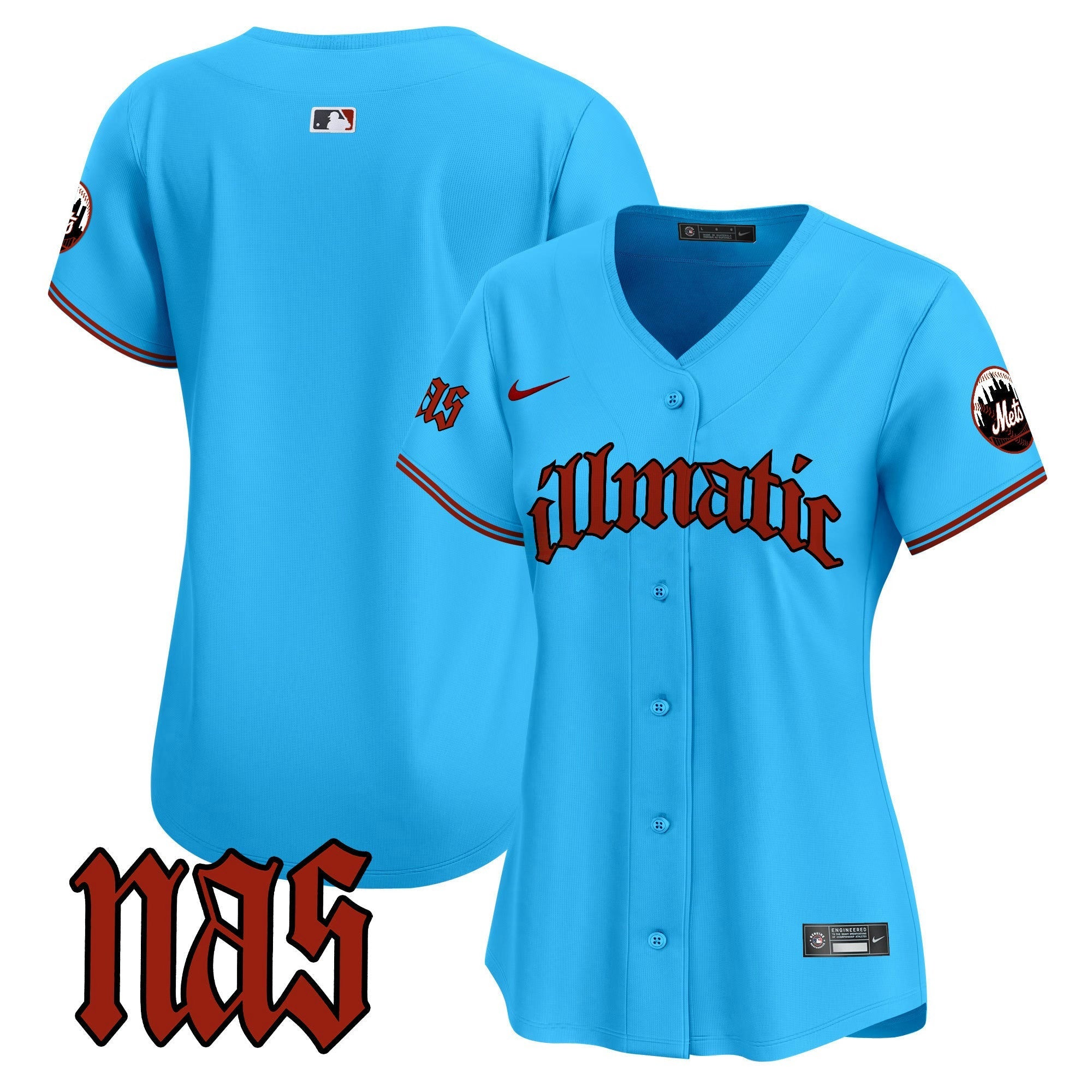 Camisa MLB Women’s Nas Illmatic Vapor Premier Limited Jersey