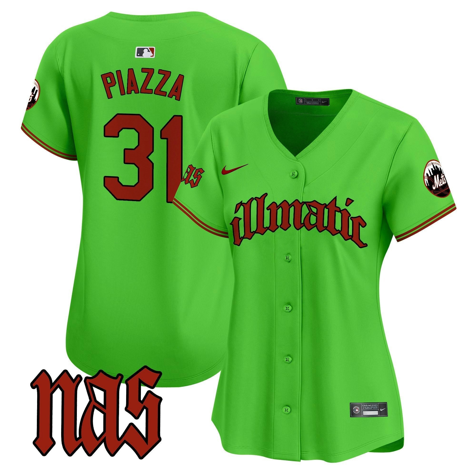 Camisa MLB Women’s Nas Illmatic Vapor Premier Limited Jersey