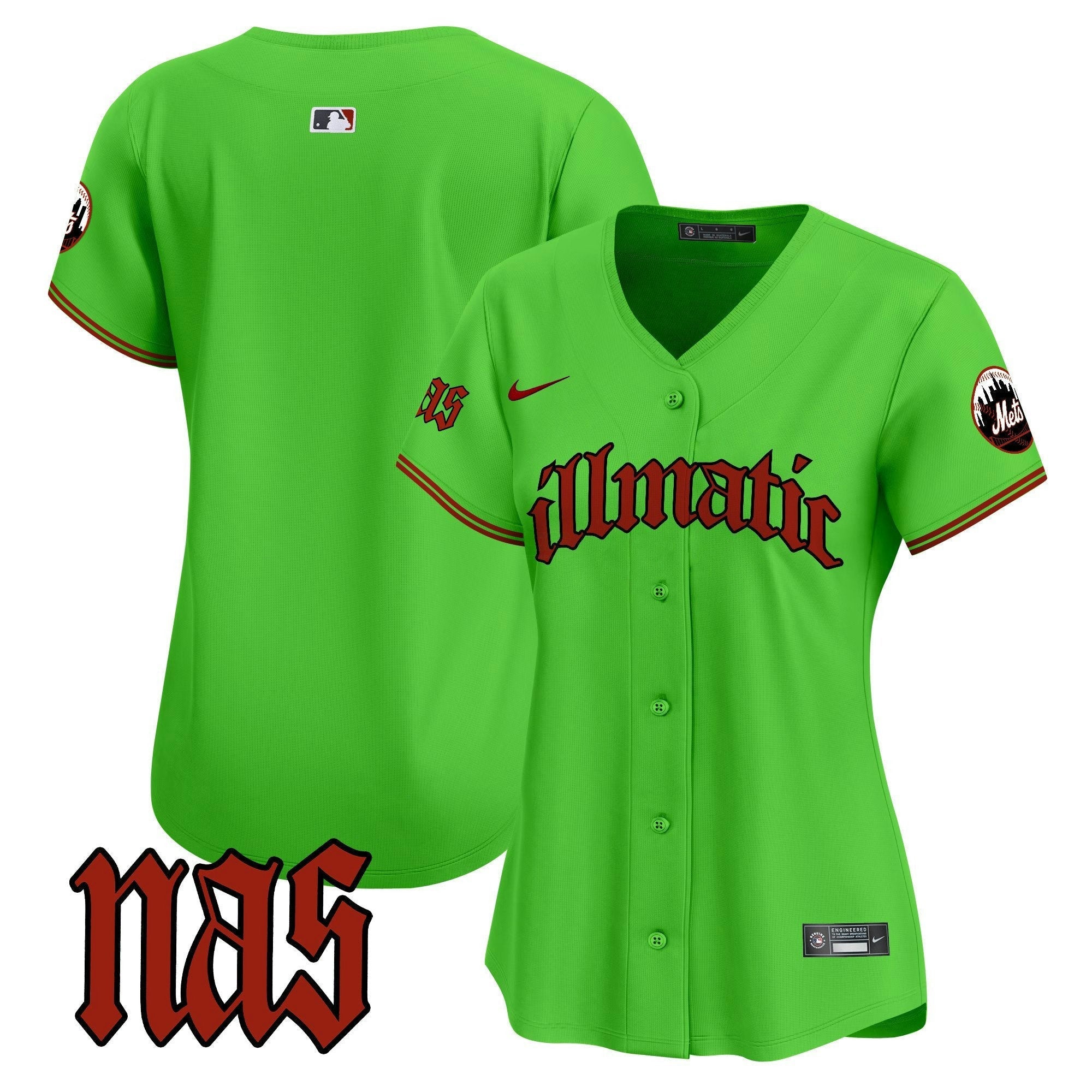 Camisa MLB Women’s Nas Illmatic Vapor Premier Limited Jersey