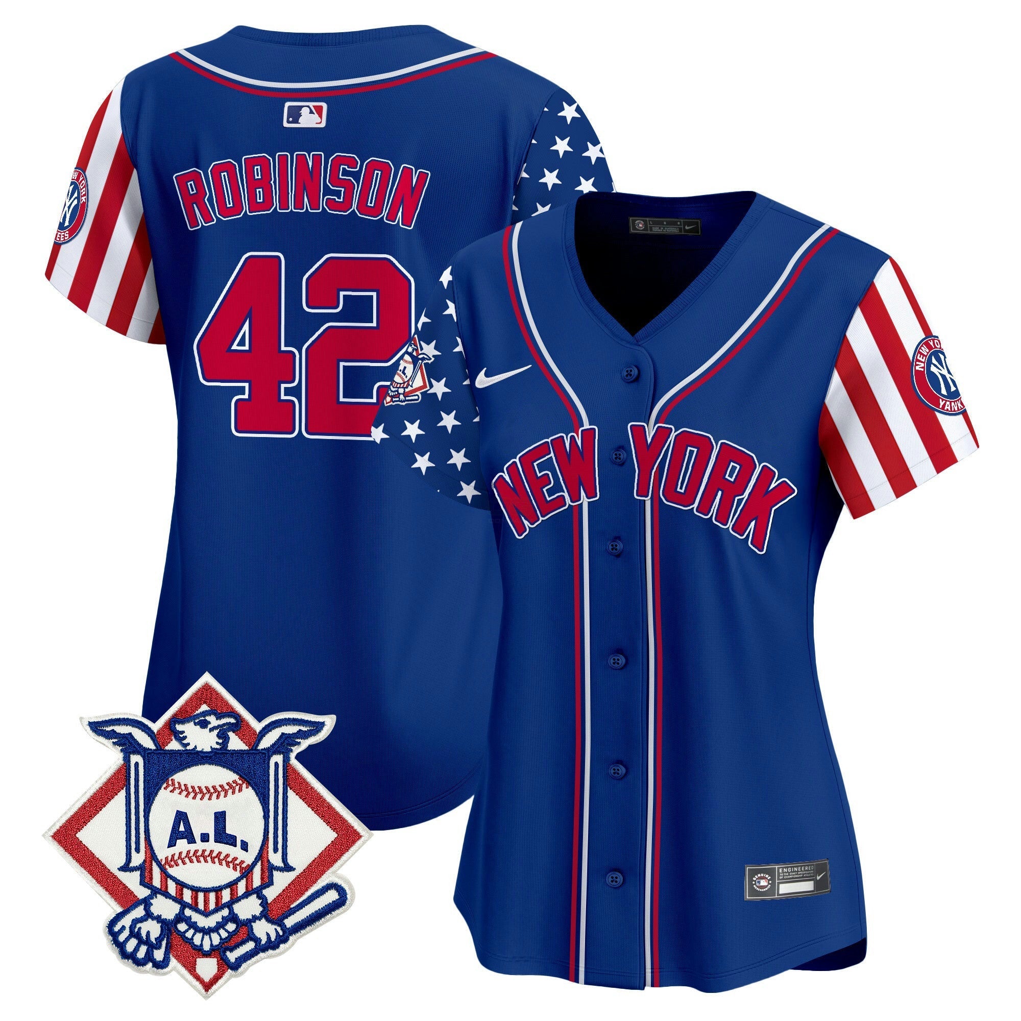 Camisa MLB Women’s New York 2024 Fourth of July Vapor Premier Limited Jersey V2