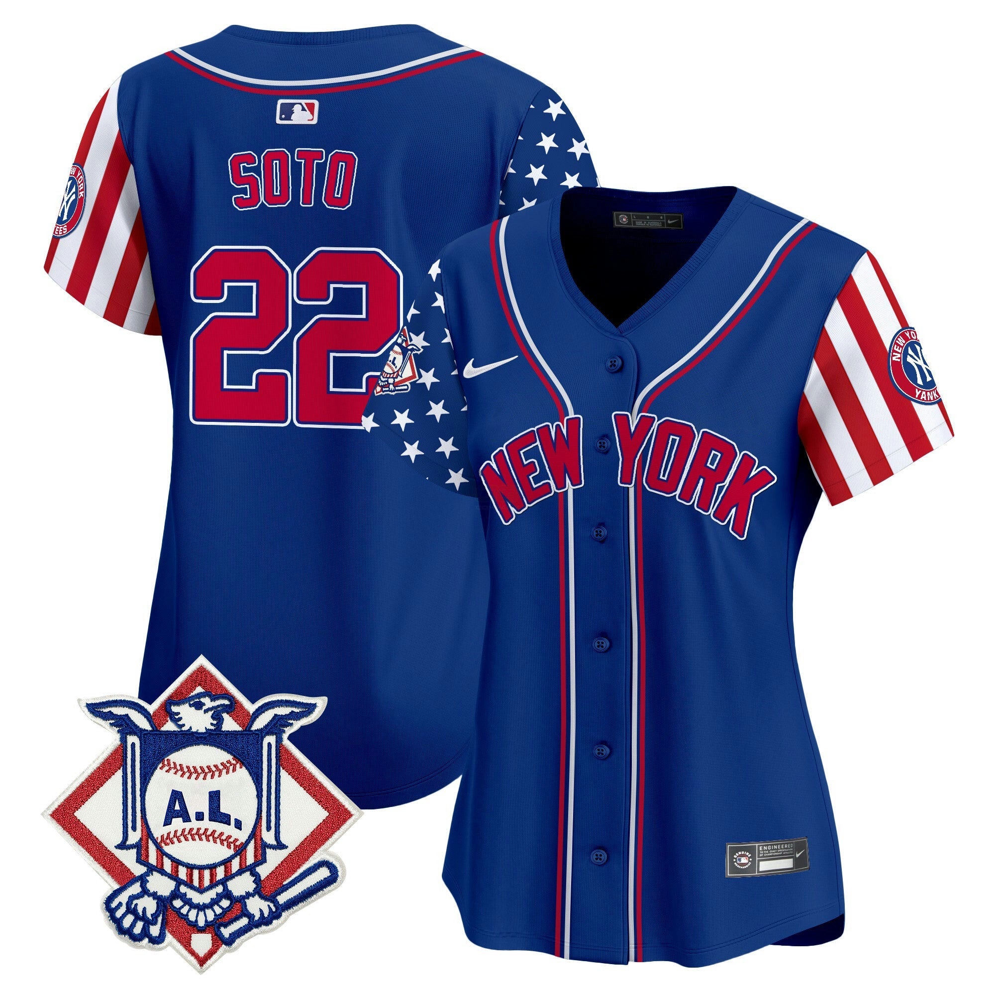 Camisa MLB Women’s New York 2024 Fourth of July Vapor Premier Limited Jersey V2